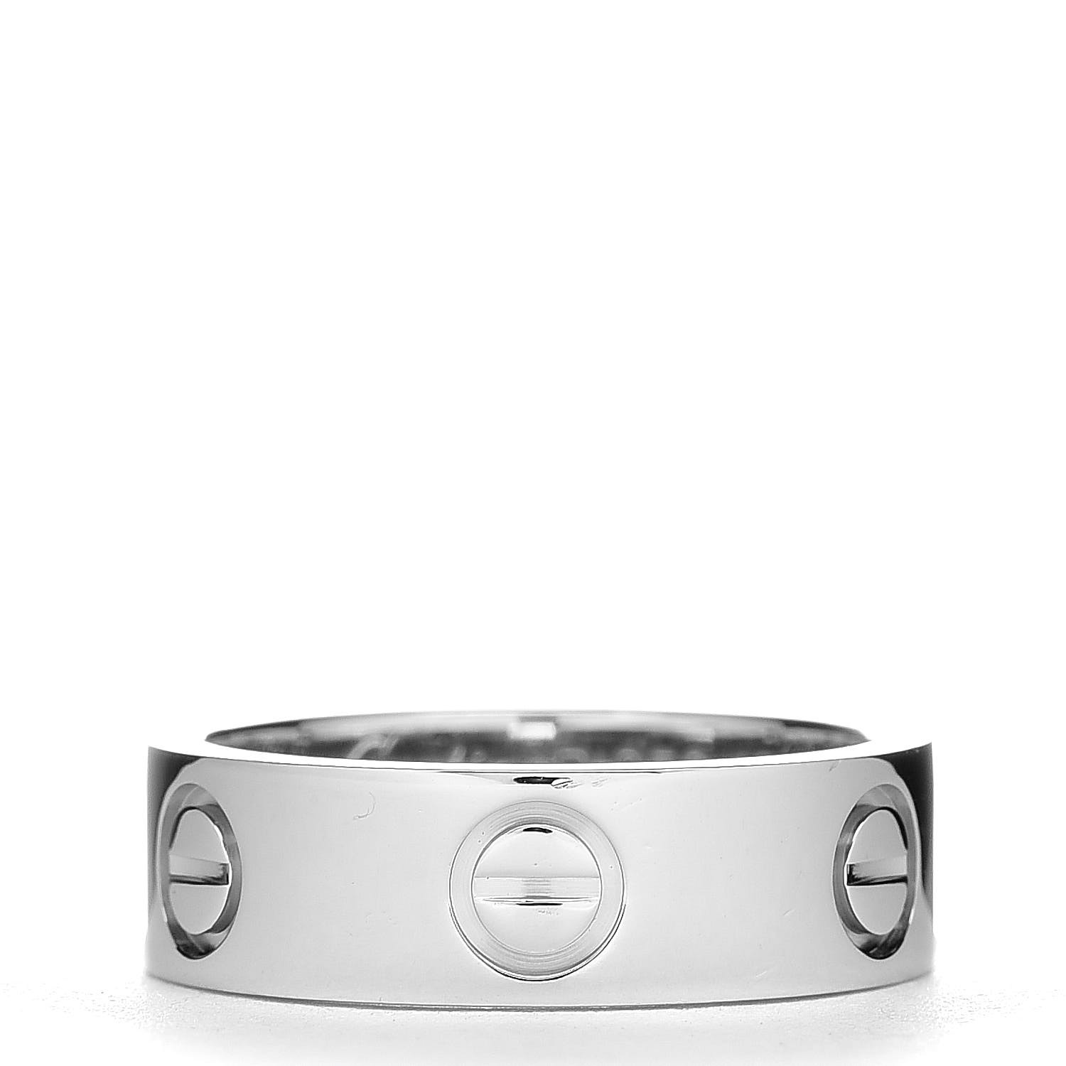Cartier LOVE RING プラチナ 21.5号 ９月末まで値下げ Cartier Love Ring Black Sapphire, US5.25 750 White Gold, Box