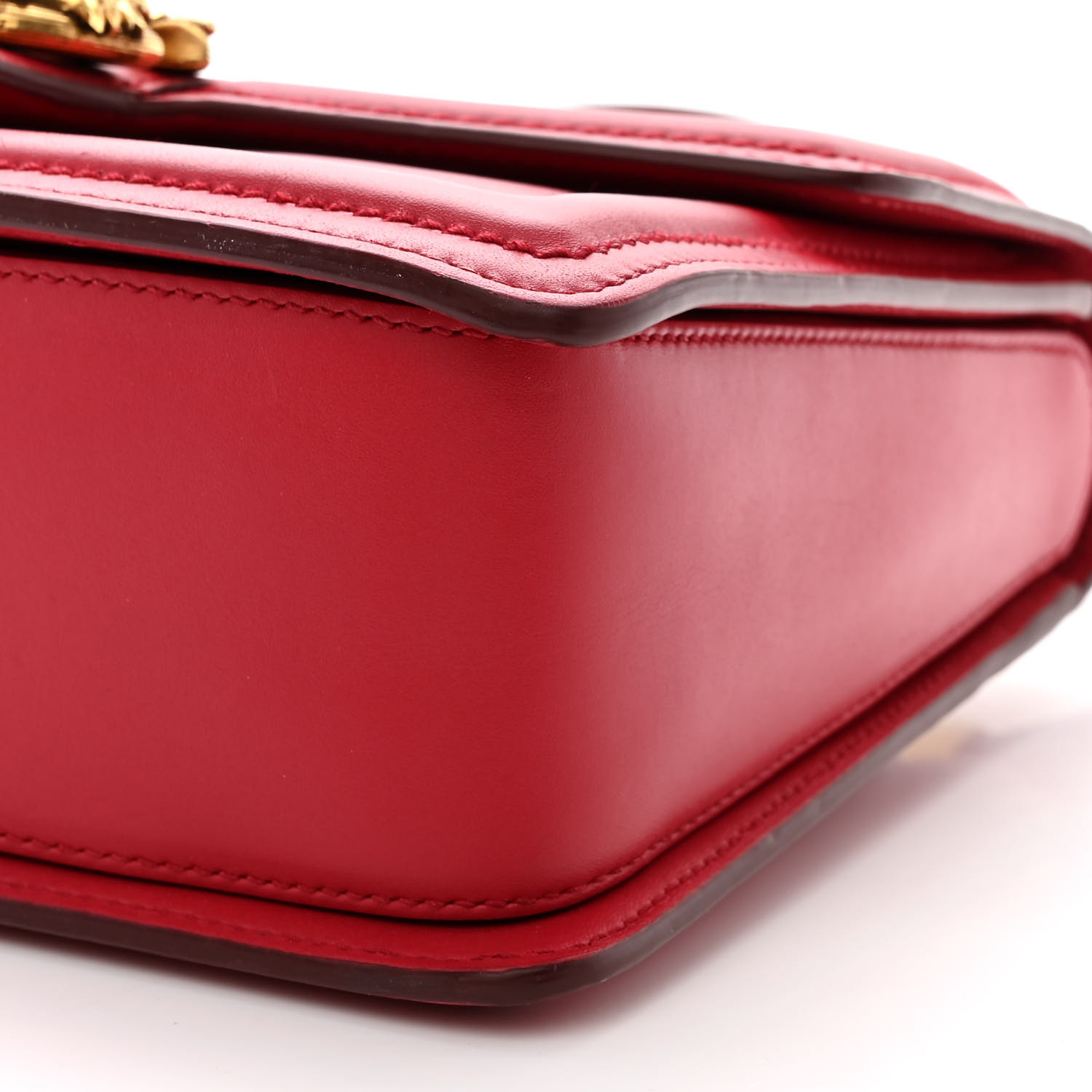 DOLCE & GABBANA Smooth Calfskin Small DG Amore Top Handle