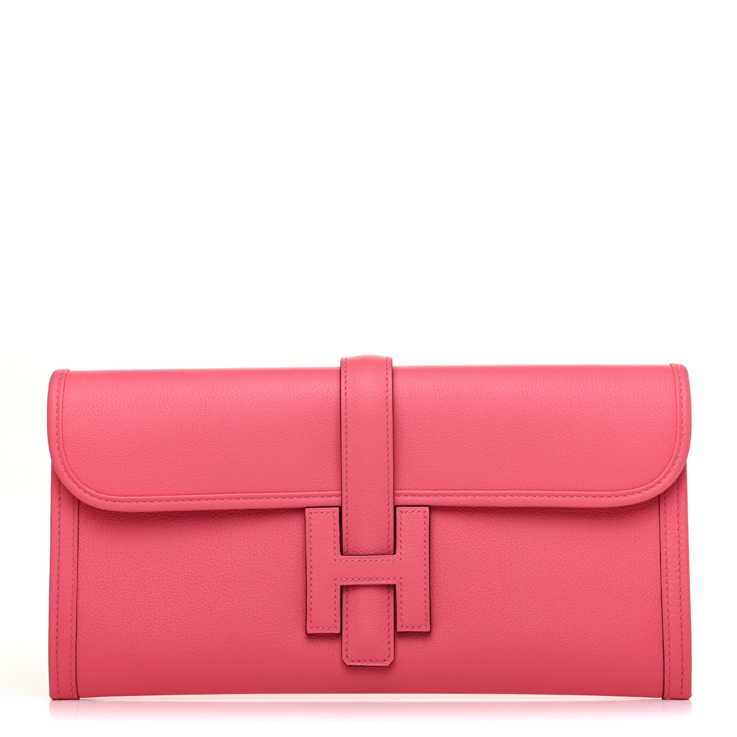 HERMES（エルメス）- Jige Elan 29（ジジェエラン）ローズアザレ Hermes Jige Elan 29 Clutch in Gold Leather — UFO No More