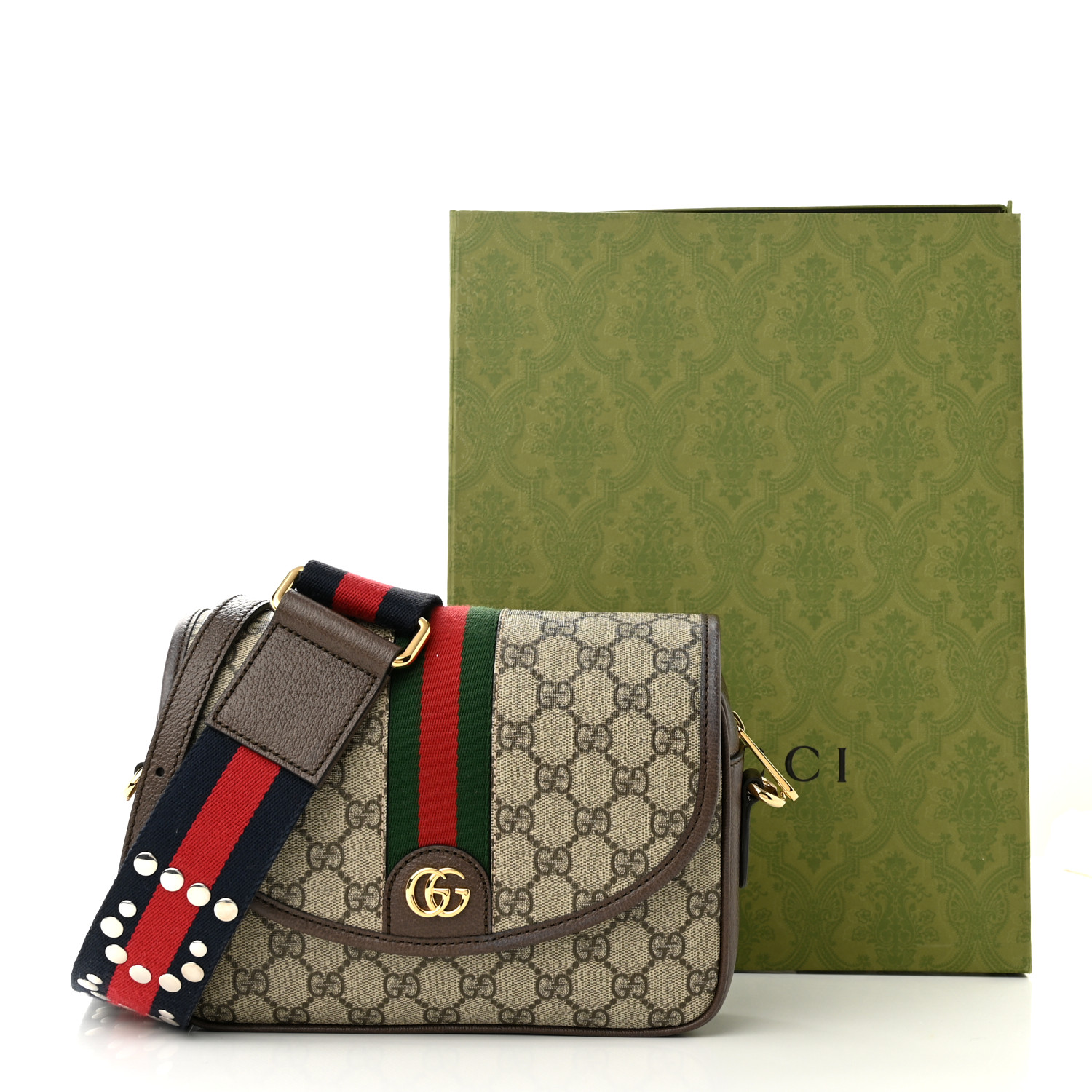 ショルダーバッグ・ポシェット GUCCI Ophidia GG Supreme fabric and leather shoulder bag Gucci - Ophidia GG supreme fabric shoulder-bag Beige - The