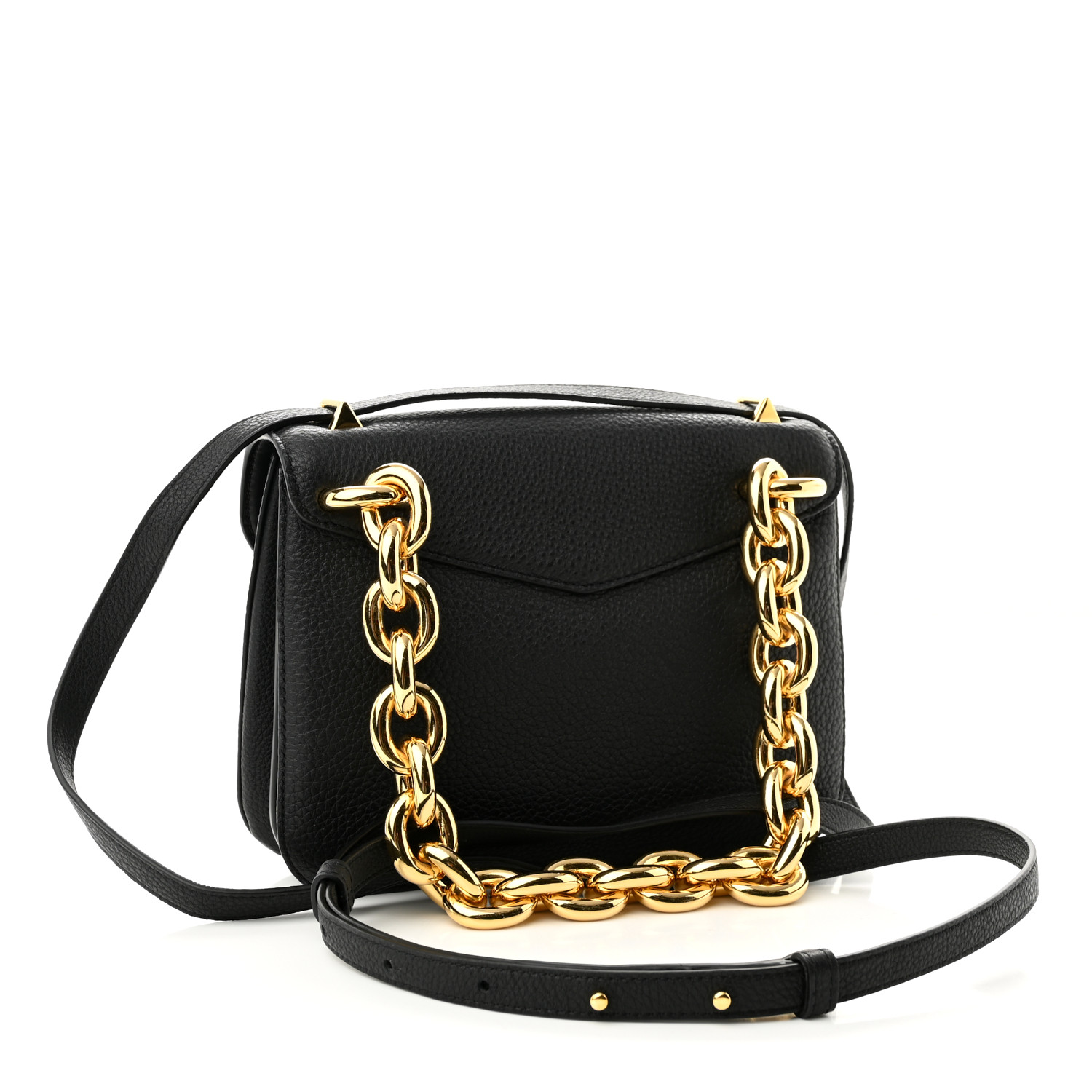 ★BOTTEGA VENETA★ Envelope Mount Shoulder Bag Black 667398V BOTTEGA VENETA Calfskin Mount Envelope Bag Black 1245935