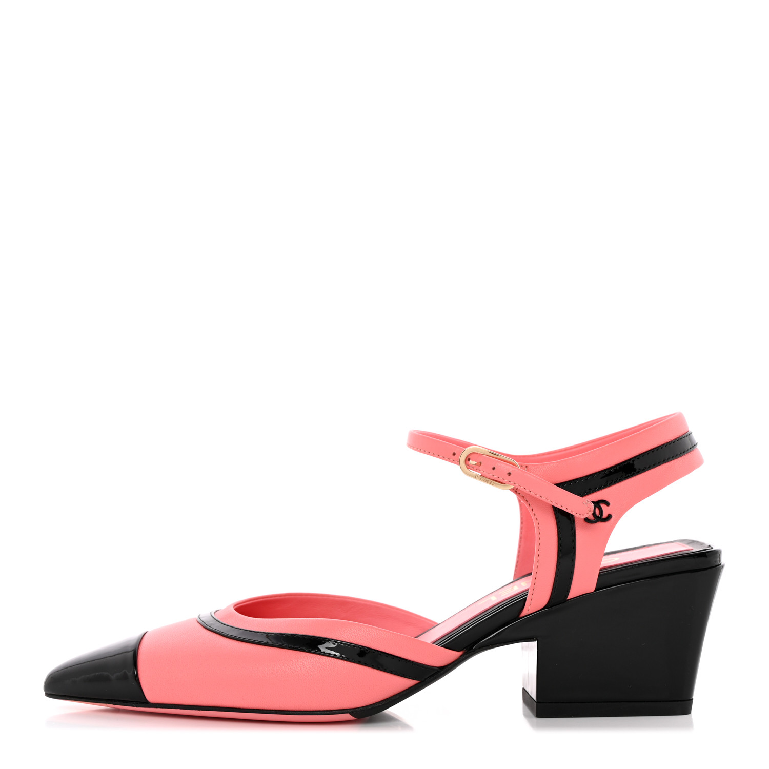 サンダル・ミュール Bijou slingback pump / Pink Pink Satin Bow Square-Toe Slingback Pumps - CHARLES & KEITH DE