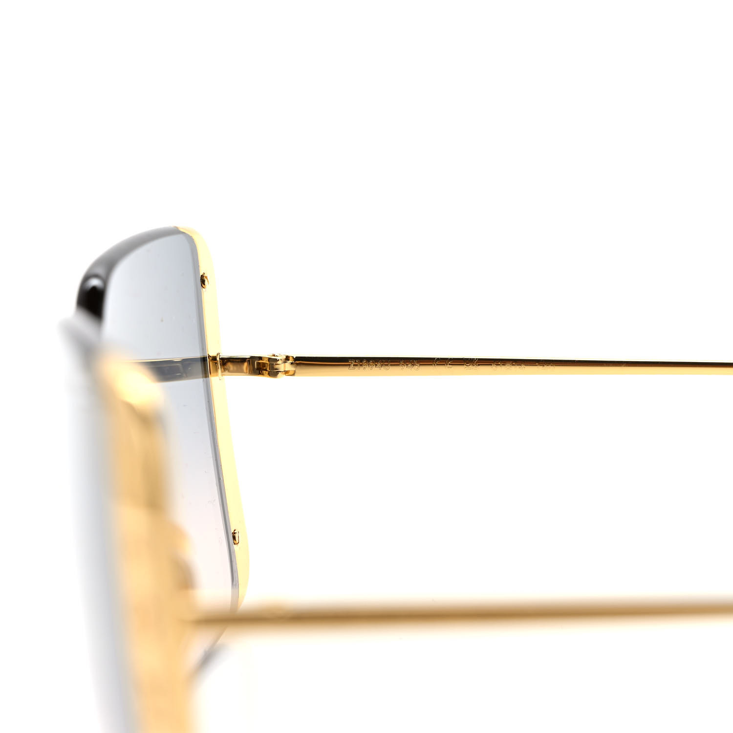LOUIS VUITTON Metal LV Moon Square Sunglasses Z1994U Gold