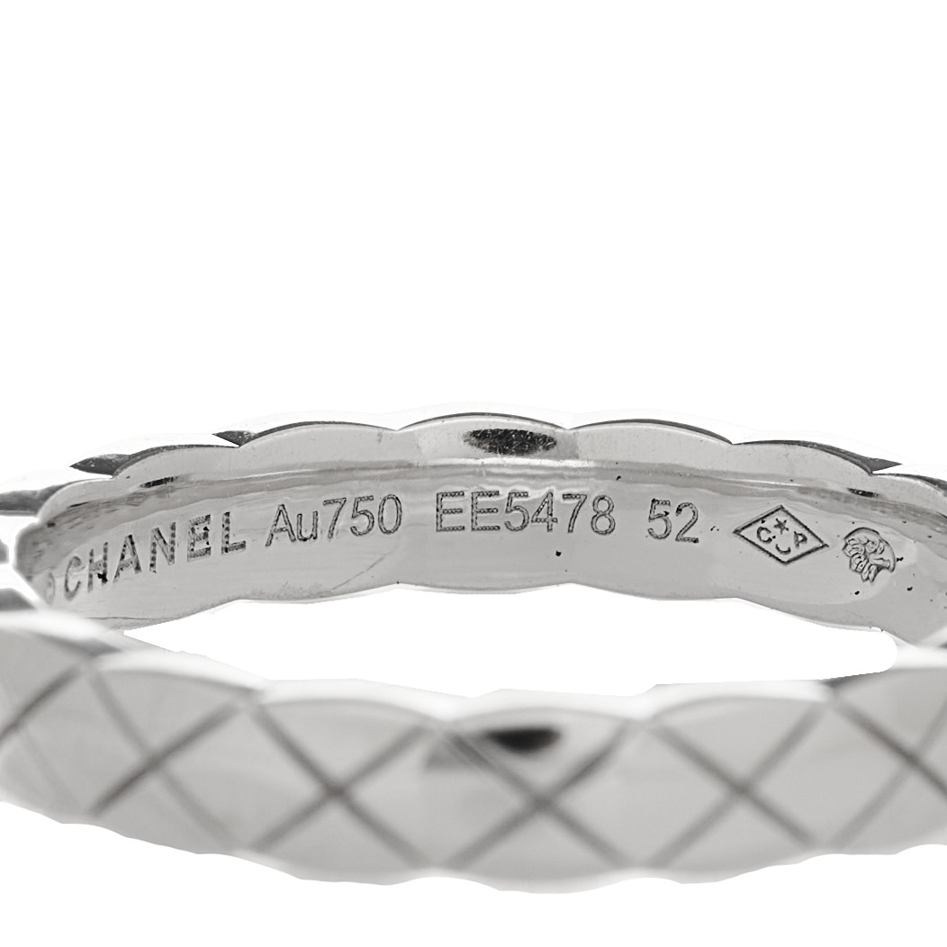 アクセサリー Chanel ring 750wg #54 楽天市場】【ギフト品質】シャネル CHANEL リング 指輪 ロゴ