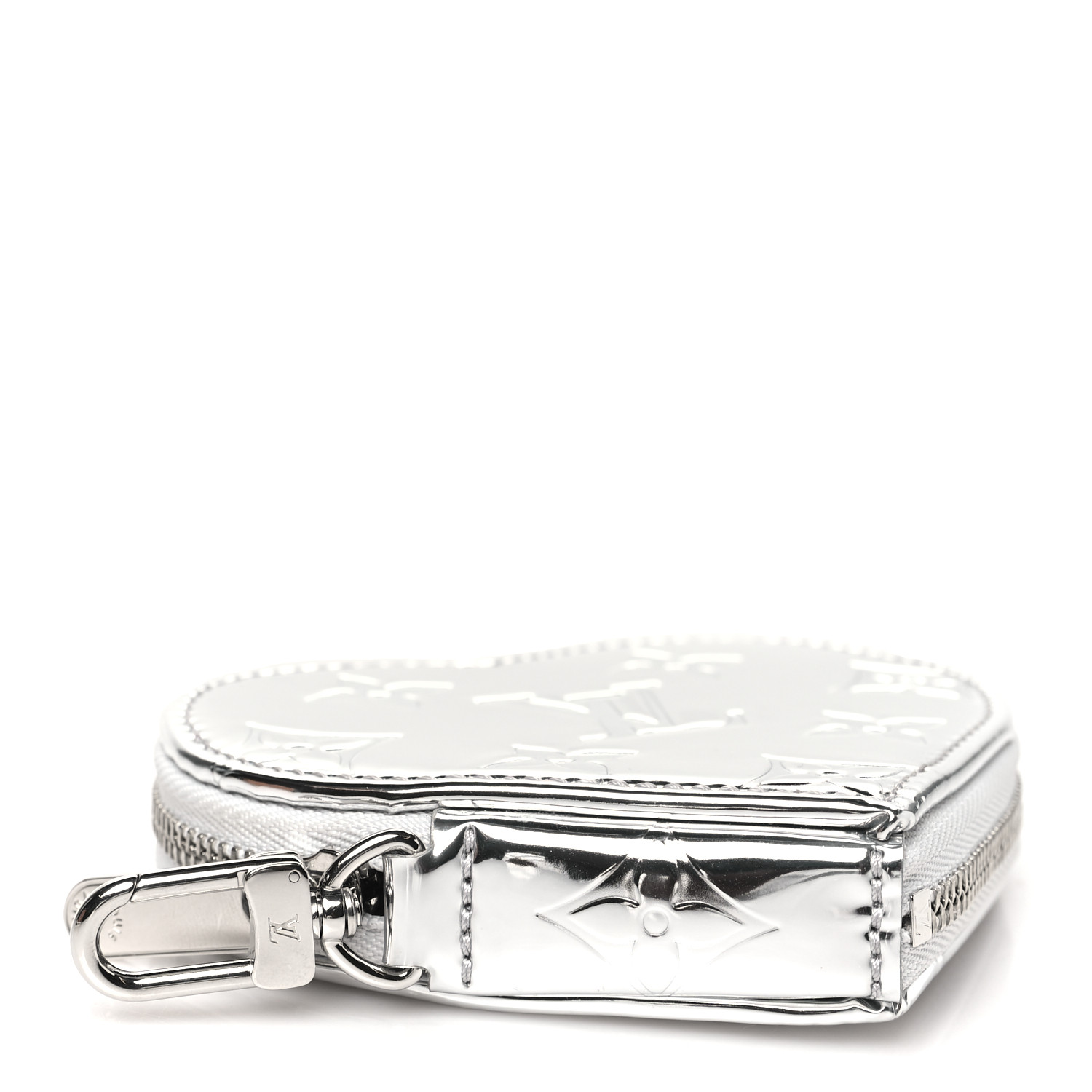 【emis】HEART COIN MIRROR PURSE LOUIS VUITTON Monogram Mirror Heart Coin Purse Silver