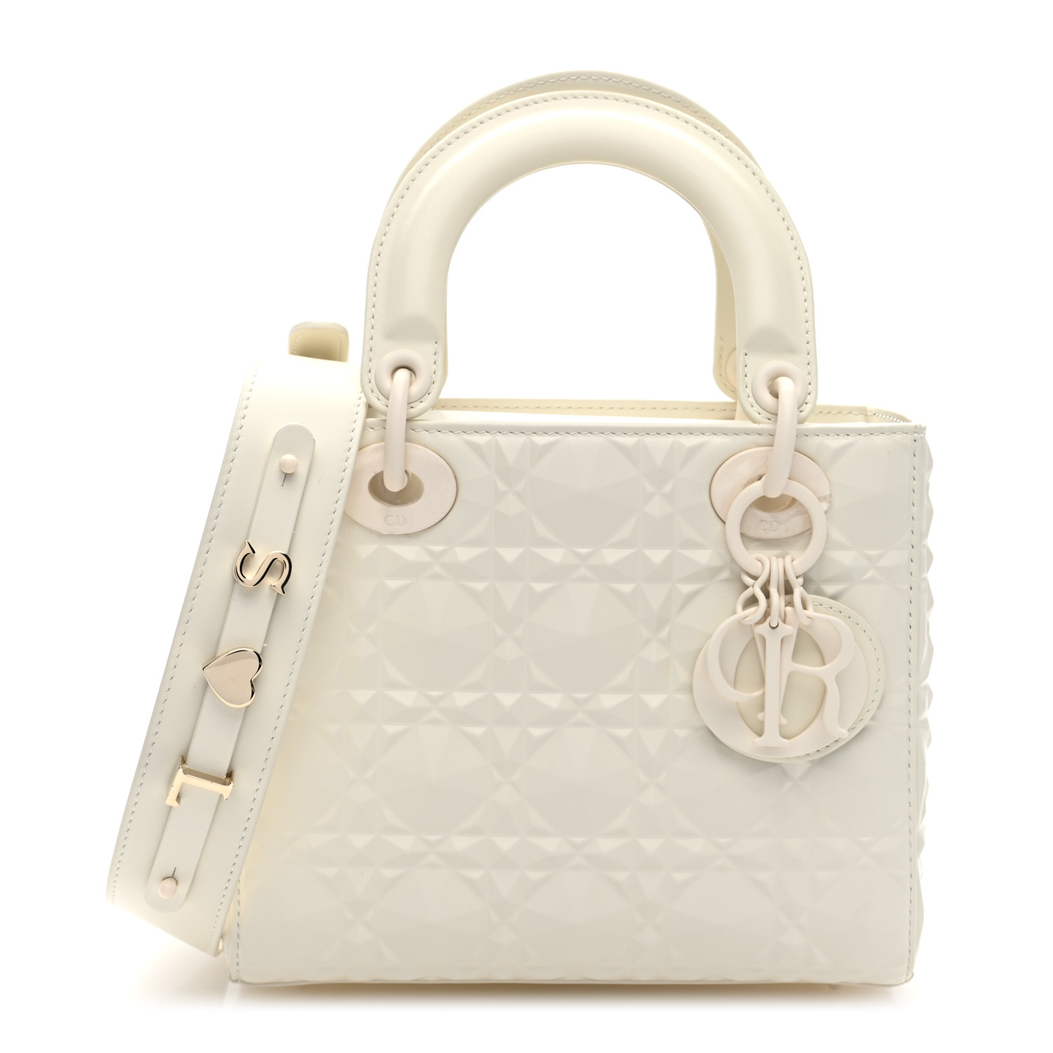 CHRISTIAN DIOR Calfskin Cannage Diamond Small My ABCDior