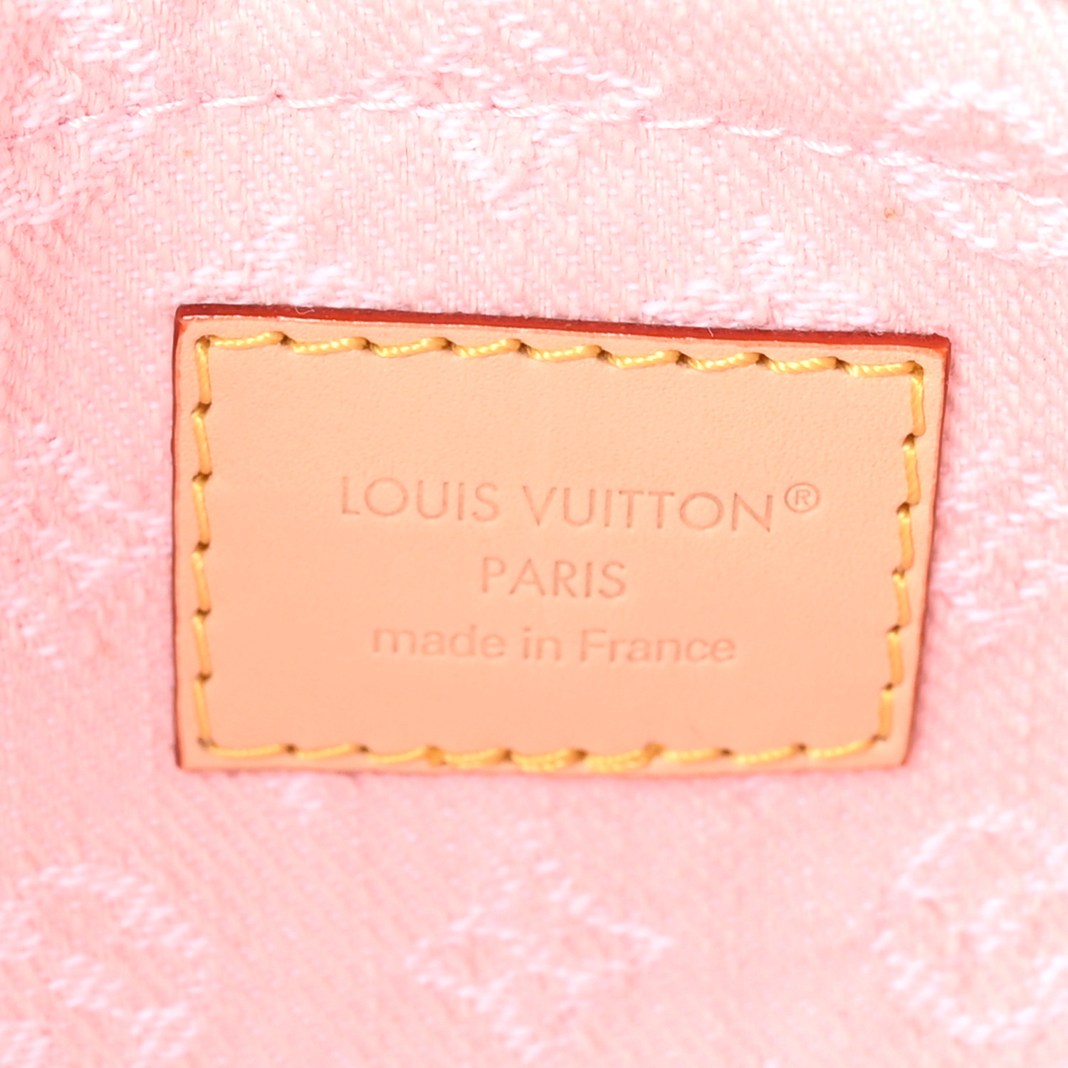 LOUIS VUITTON Monogram Denim Sunset Washed Pink 1677509