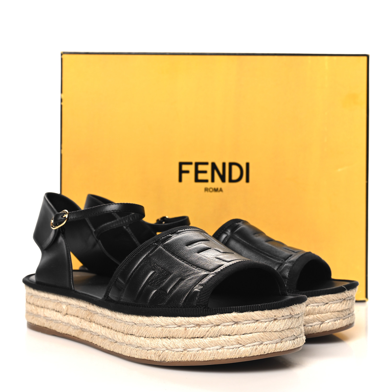 【FENDI】SANDALO NAPPA FF HF+NAPPA◆8X8710ABOH Fendi Feel Leather Black | Fendi