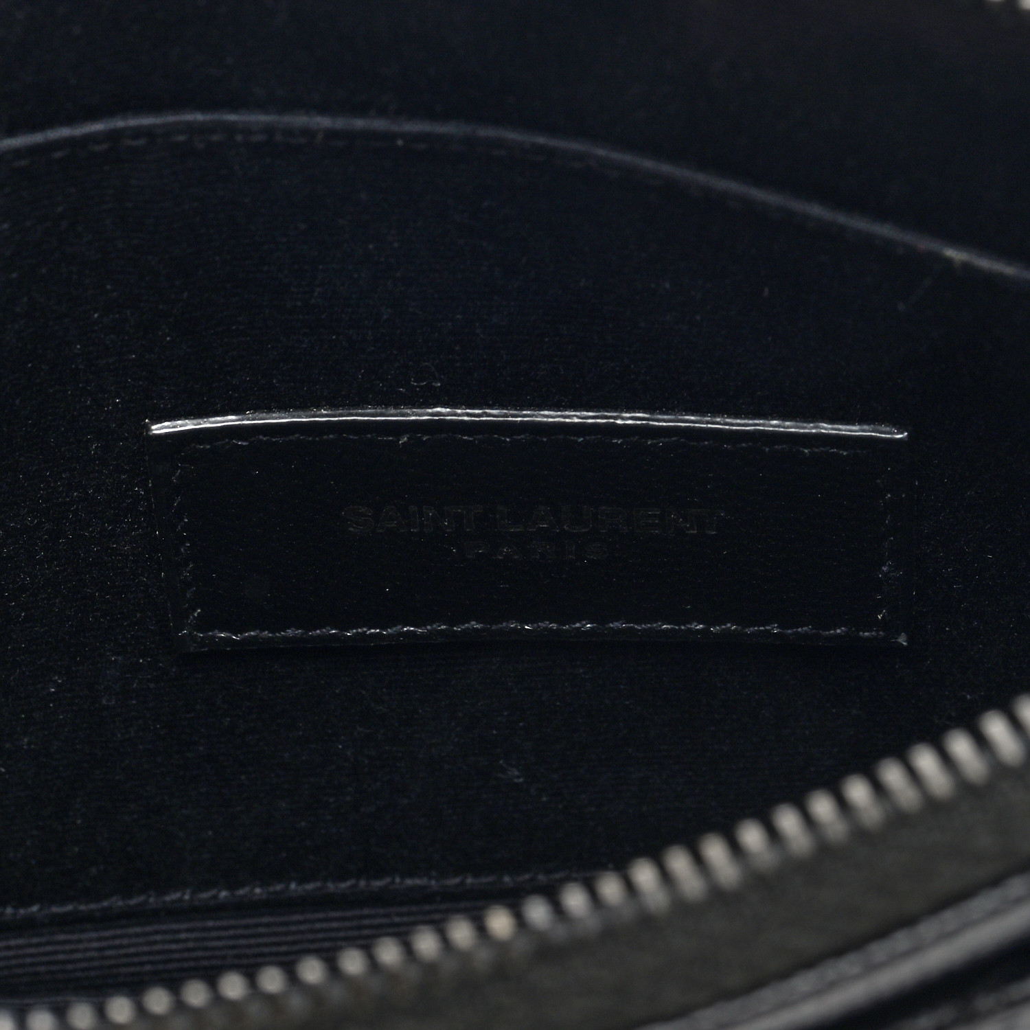【関税＆送料込み】Saint Laurent Pcc(345Y)Mo Grain De Poudr SAINT LAURENT Grain De Poudre Chevron Monogram Bill Pouch
