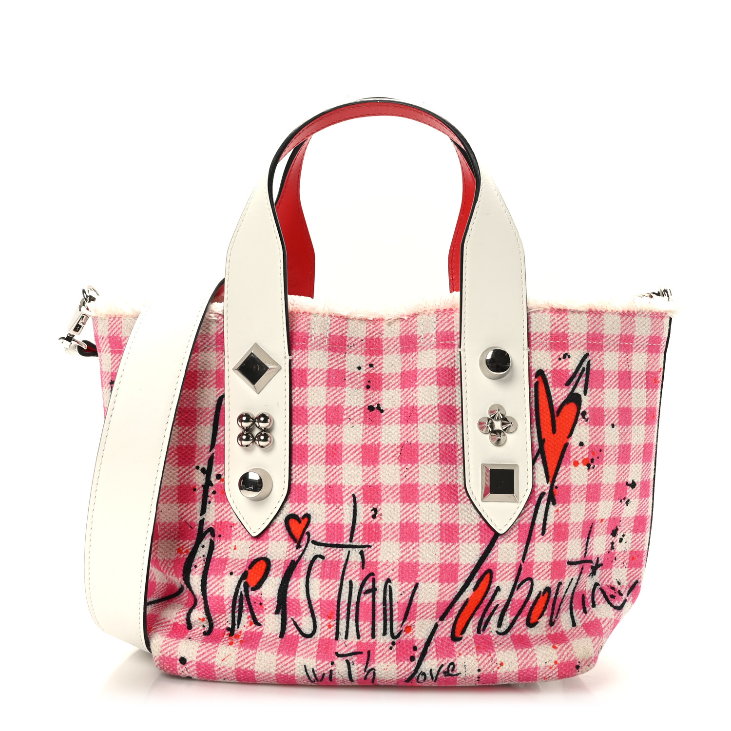 Christian Louboutin☆Frangibus かご トートバッグ♪【送料込】 f8fd56897c30775ae32380d1dc8a6f