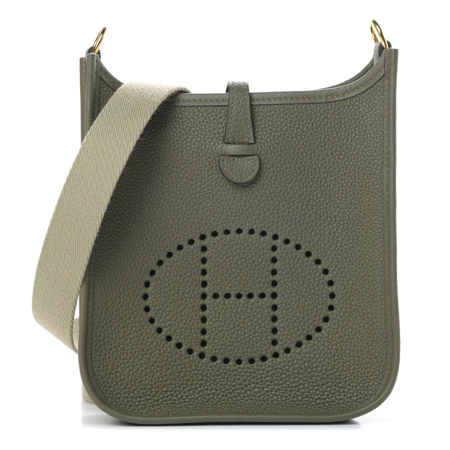エルメス HERMÈS スエード ヴィンテージ エプロン グリーン ブラウン エルメス HERMÈS スエード ヴィンテージ エプロン グリーン