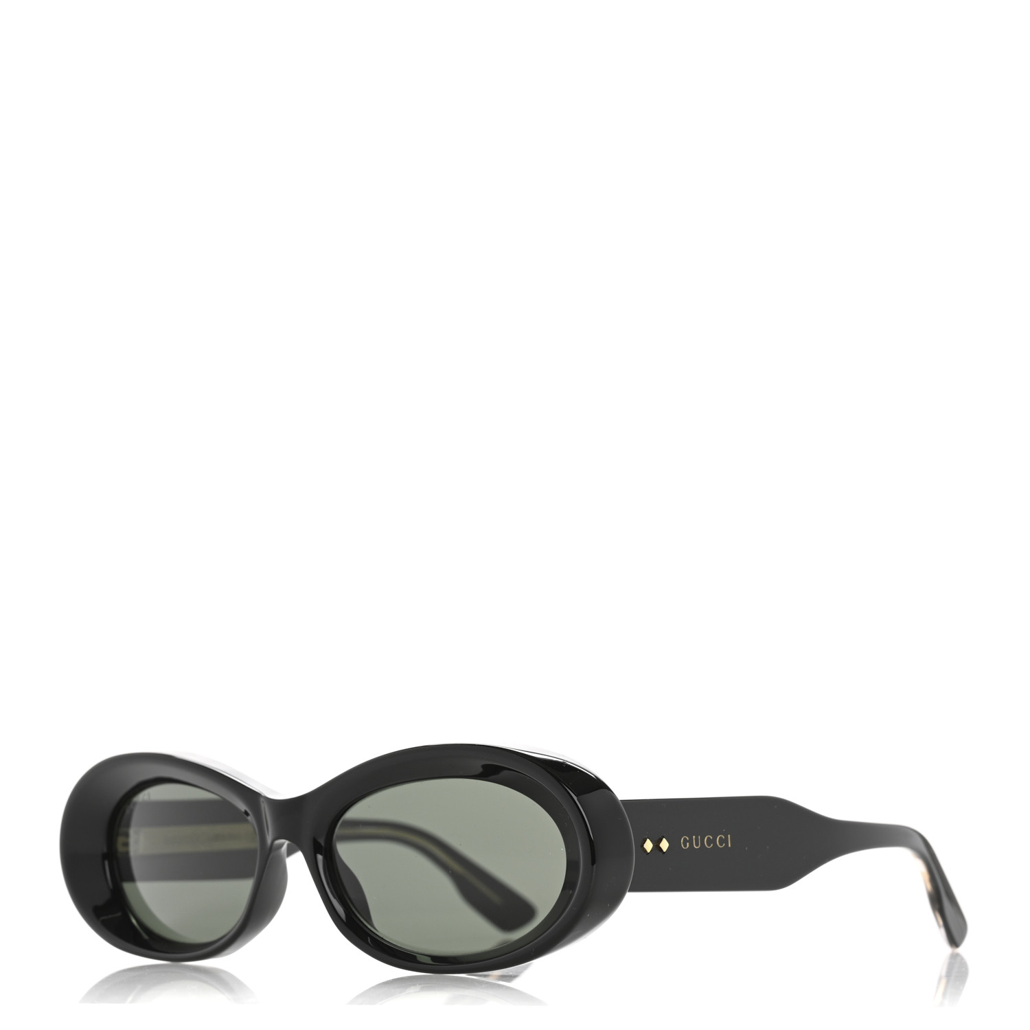 GUCCI Acetate Oval Frame GG1527S Sunglasses Black 1682722