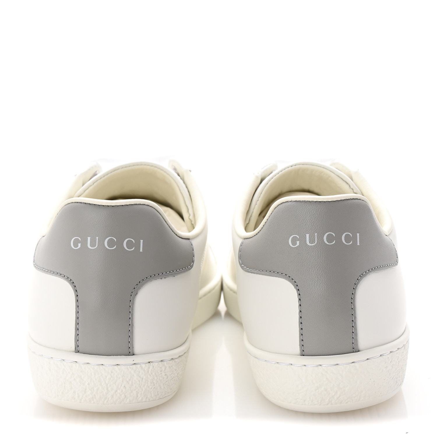 【チッチ777】 GUCCI Calfskin Interlocking G Perforated Womens Ace Sneakers