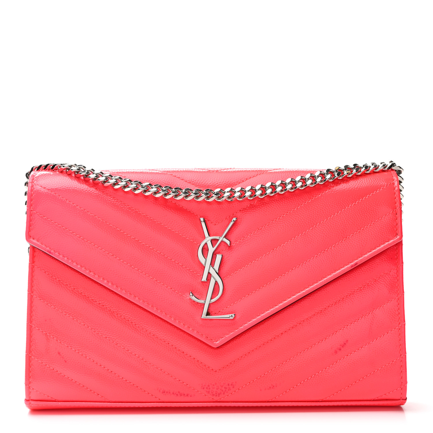 ★Saint Laurent★ Monogram Matelasse Card Holder Barley Pink SAINT LAURENT Monogram Matelassé Card Holder Barely Pink