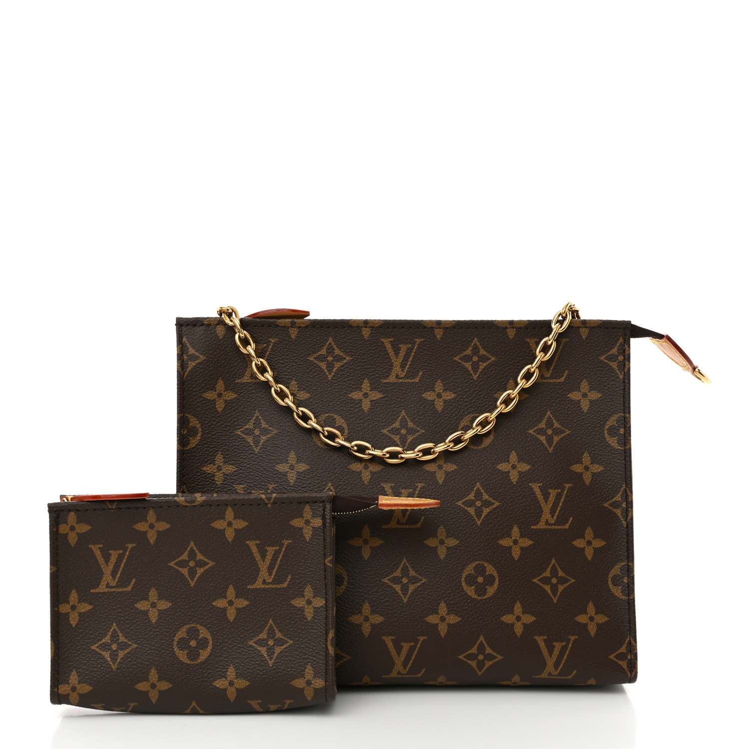 LOUIS VUITTON Monogram Toiletry Pouch On Chain 1687052