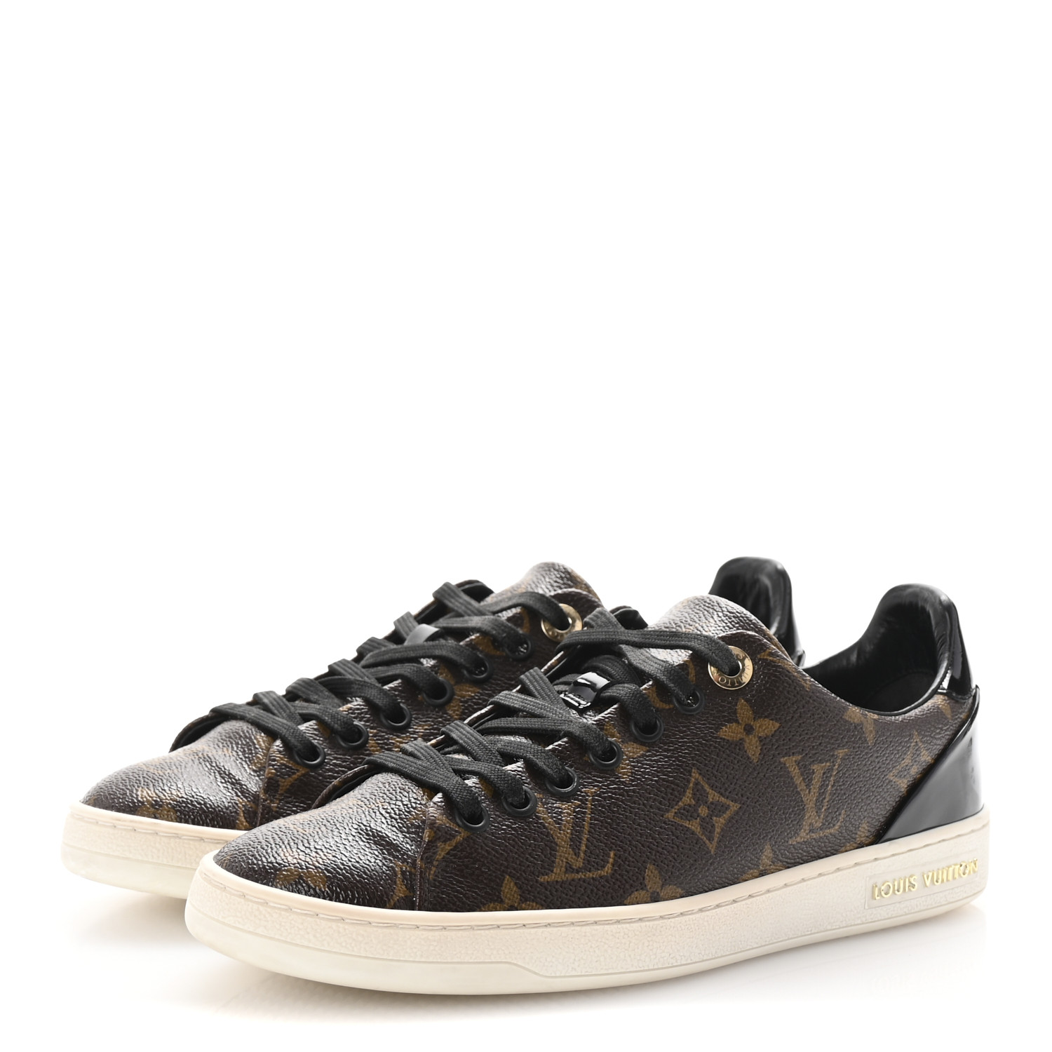 LOUIS VUITTON◆Frontrow Sneaker【送料関税込】 LOUIS VUITTON Patent Monogram Frontrow Sneakers 36.5 1688371