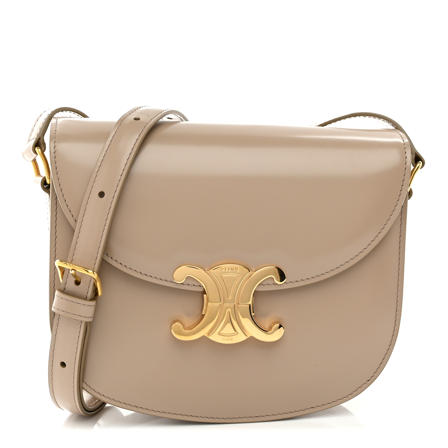 CELINE Shiny Calfskin Teen Besace Safari 1686285 | FASHIONPHILE