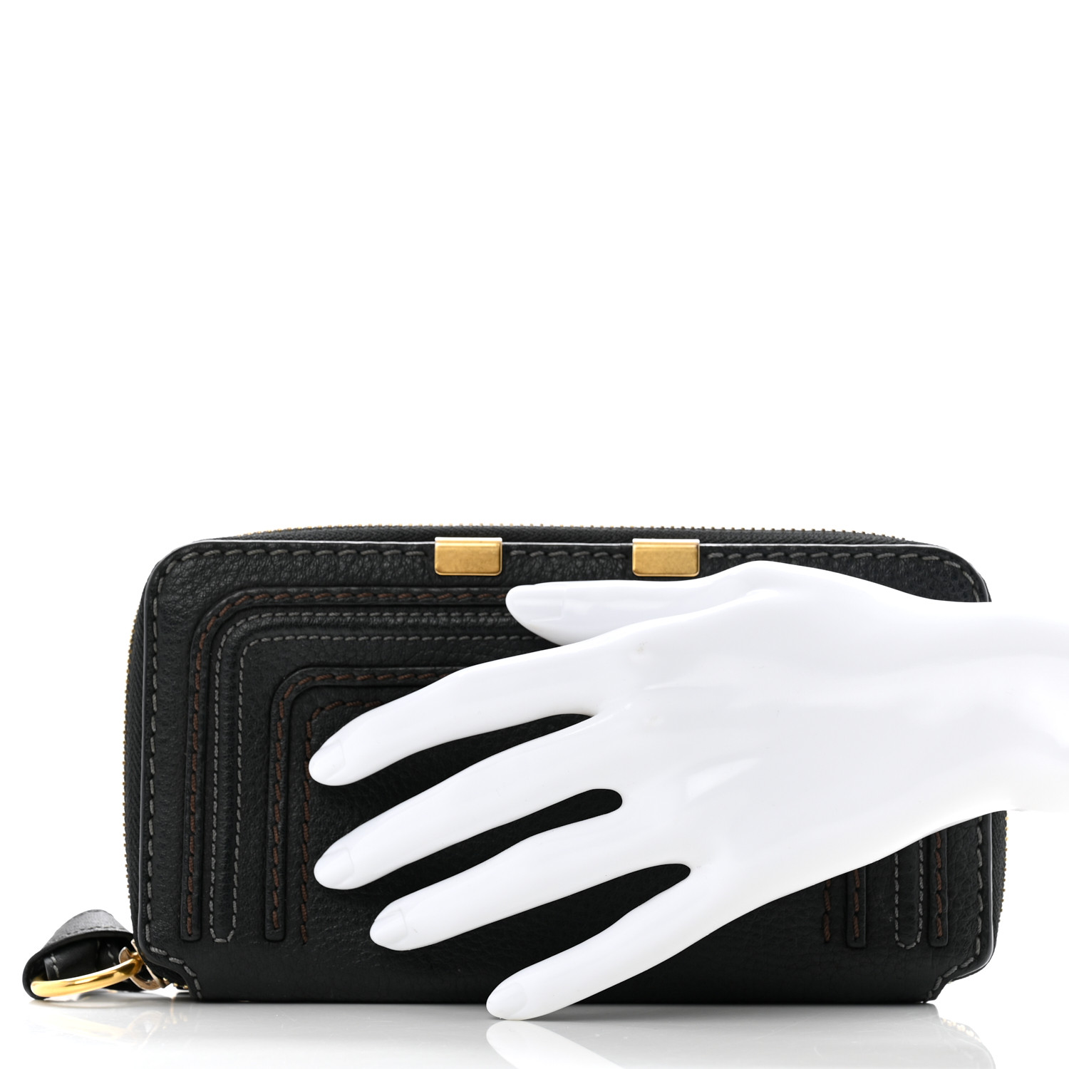 送料無料/関税込】*Chloe* Marcie Long Wallet Chloé Marcie Long Wallet With Flap In Grained Leather | Chloé US