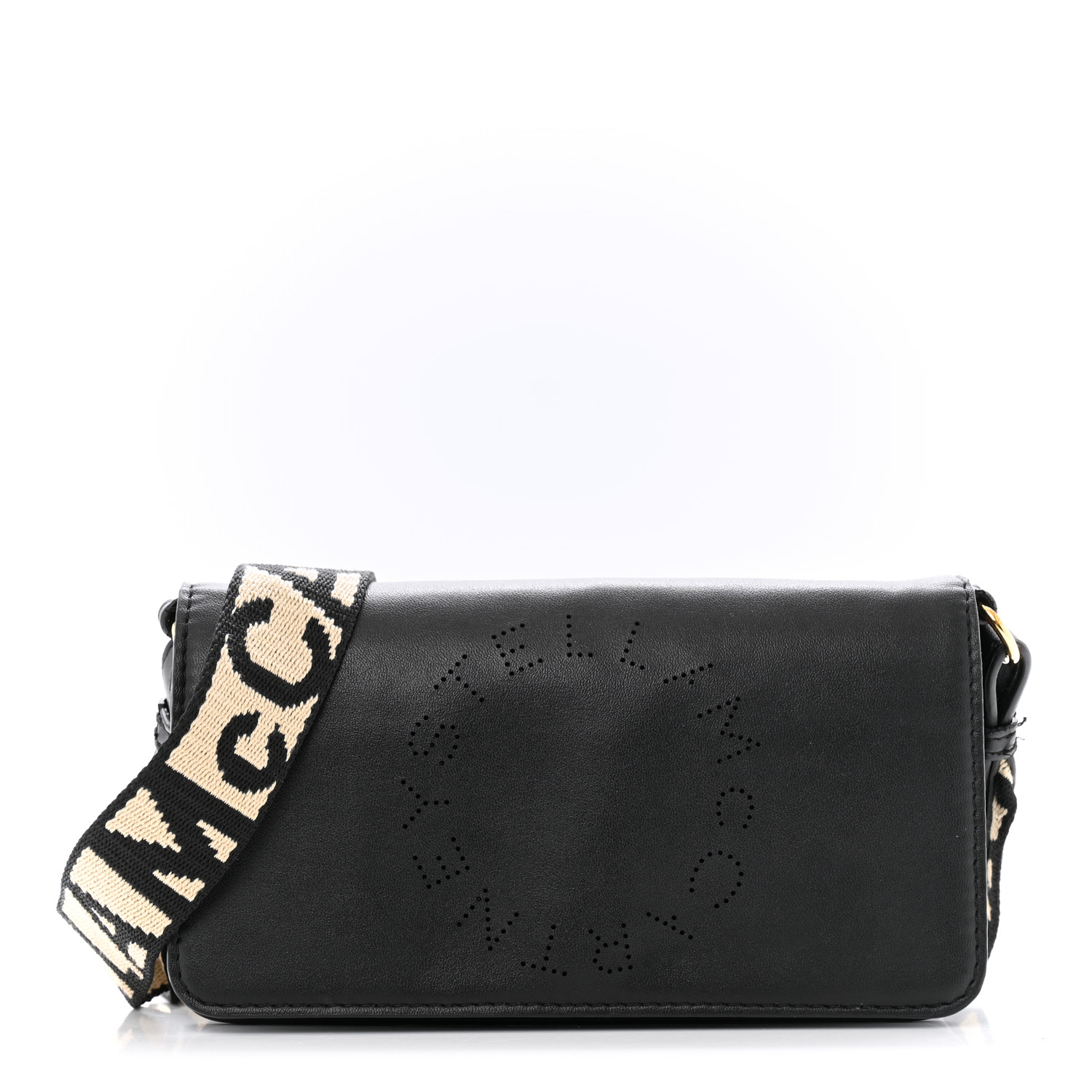 Stella miila♡　0107 ♡ STELLA MCCARTNEY Eco Alter Nappa Perforated Logo Mini