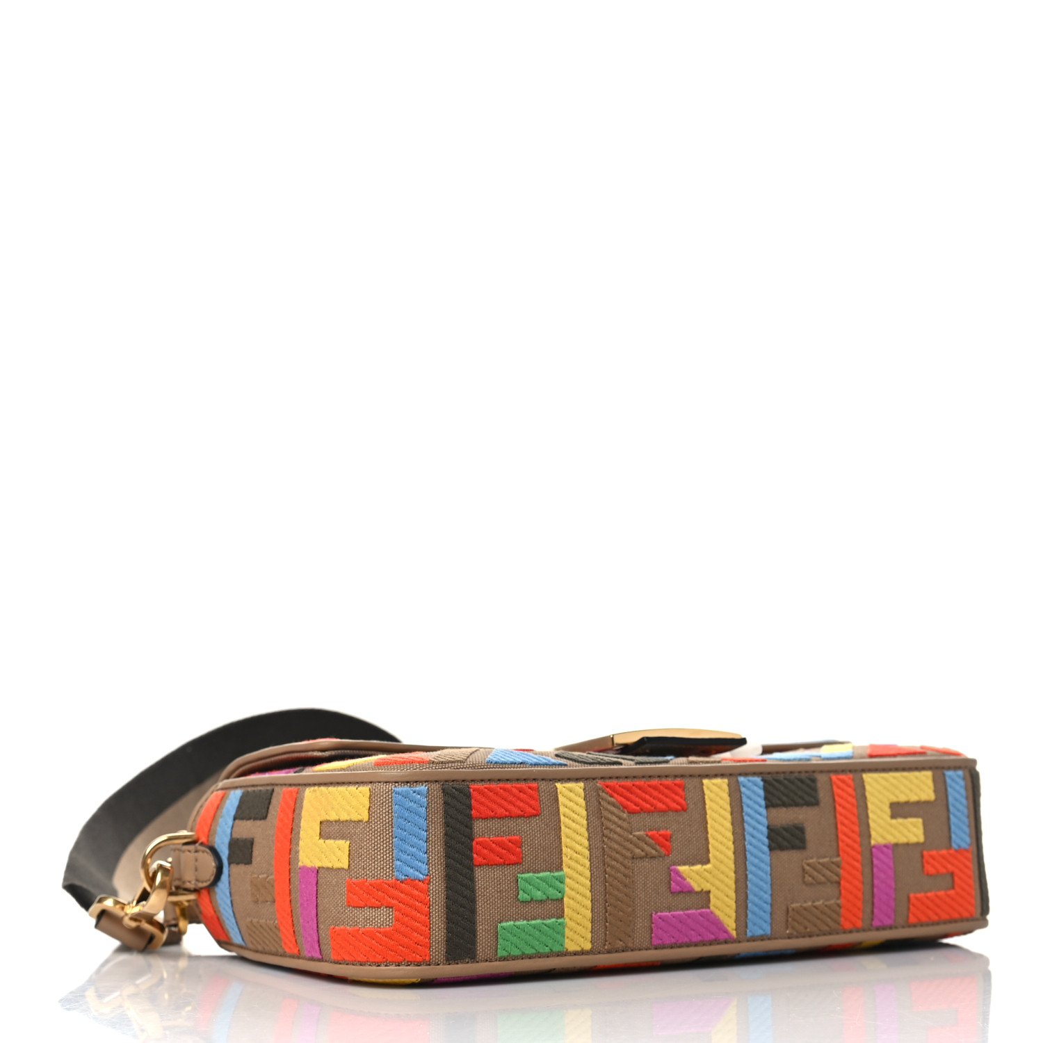 【関税&送料込】Fendi Embroidered Canvas Fendi Melon Crossbo FENDI Canvas Vitello King FF Multicolor Embroidered Baguette