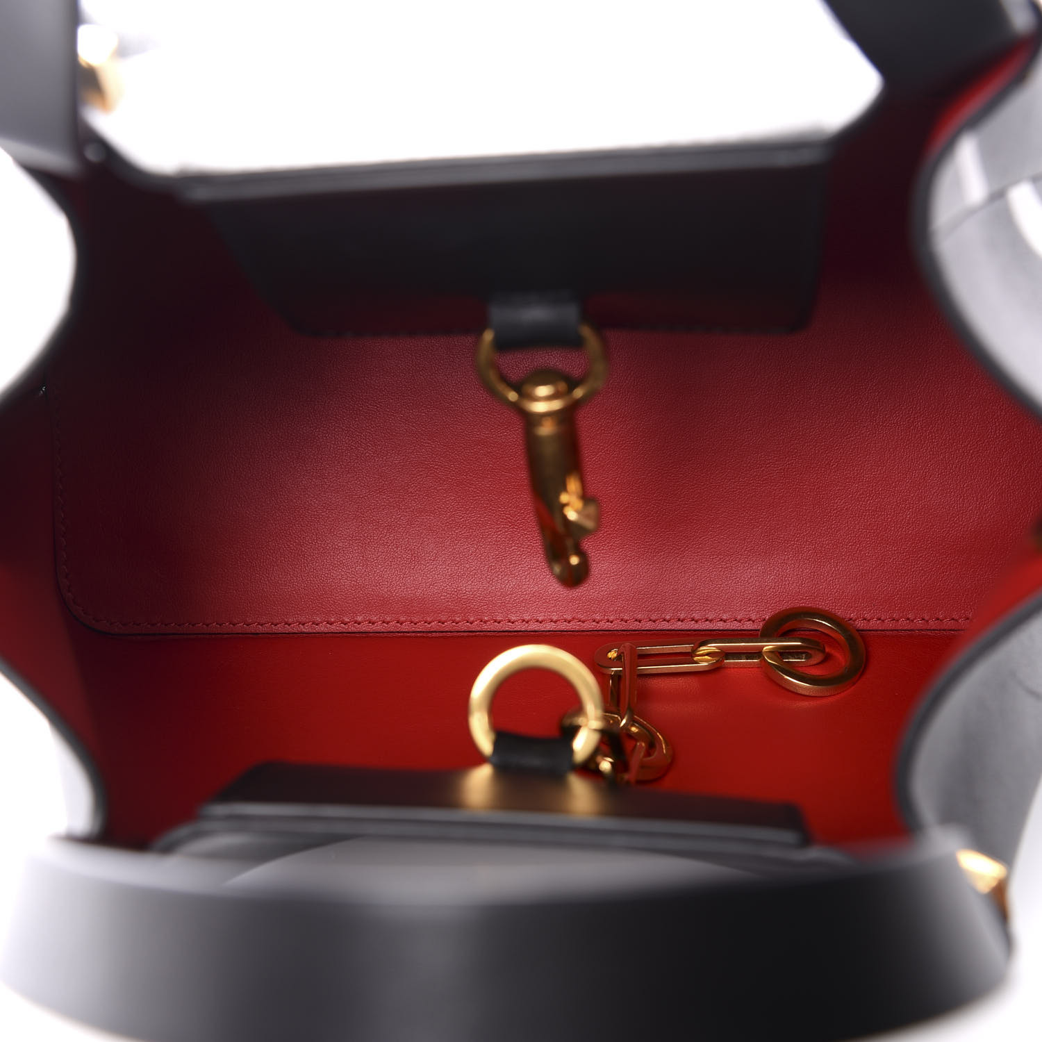 VALENTINO GARAVANI Nappa VLogo Small Escape Tote Black