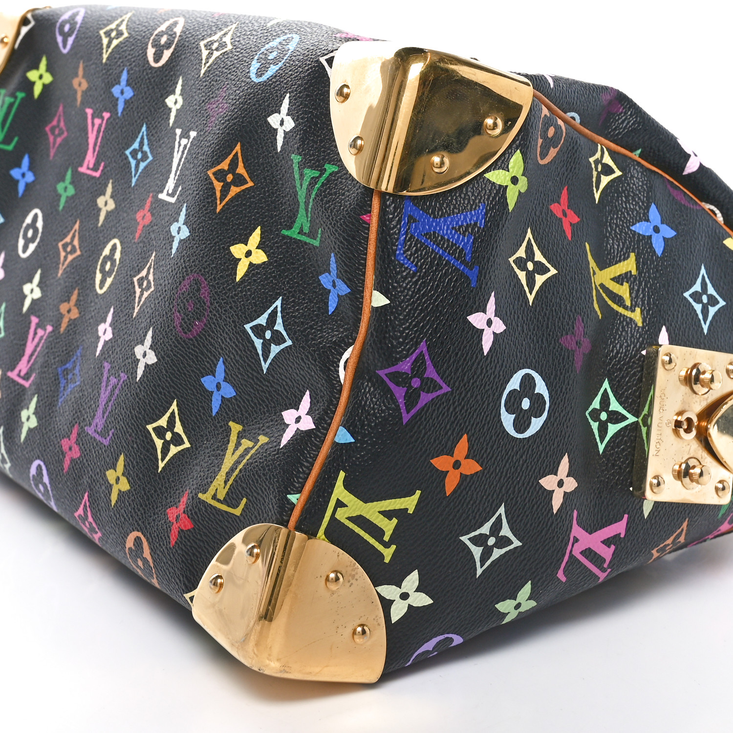【希少】 LOUIS VUITTON Multicolore Monogram Speedy 30 LOUIS VUITTON Monogram Multicolor Speedy 30 Black 1615636