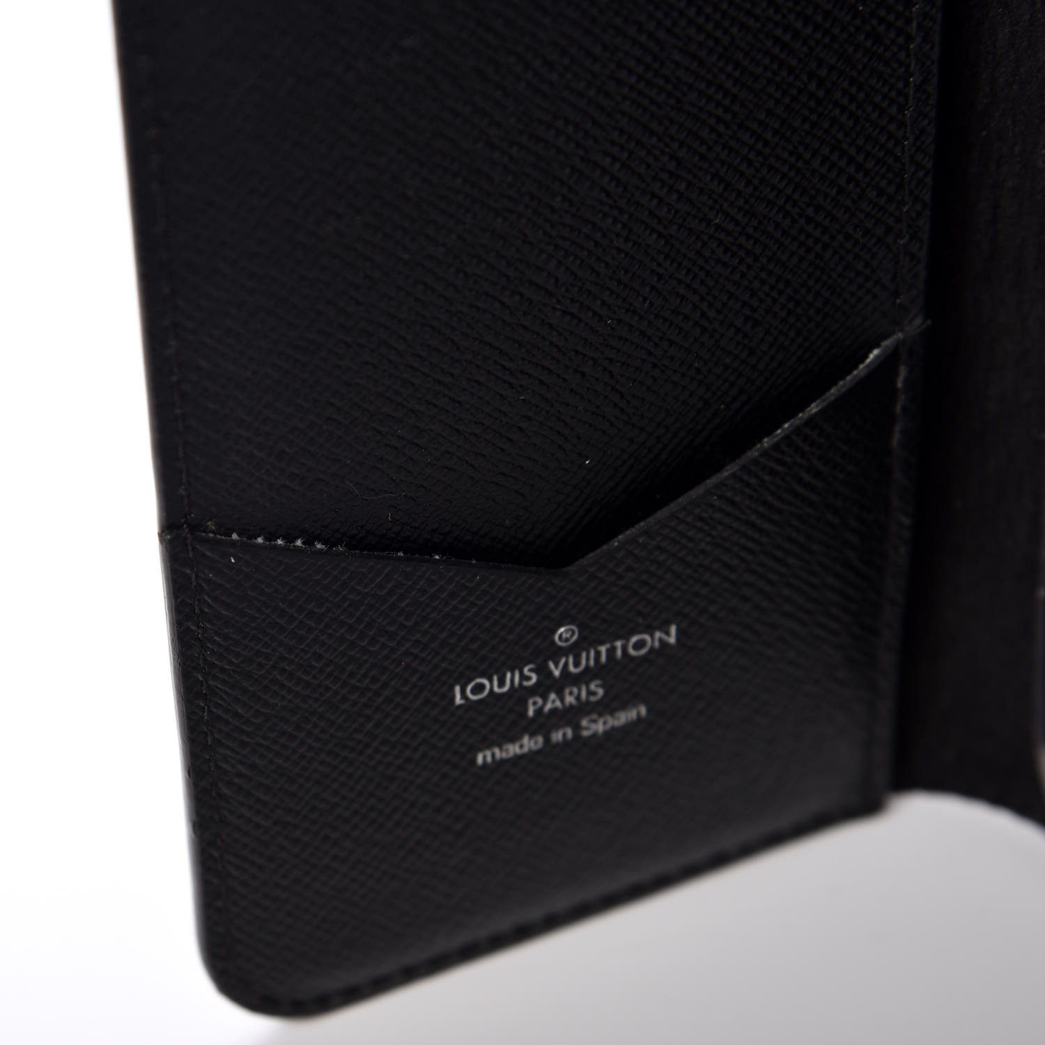 LOUIS VUITTON Epi iPhone X Folio Black 415936 | FASHIONPHILE