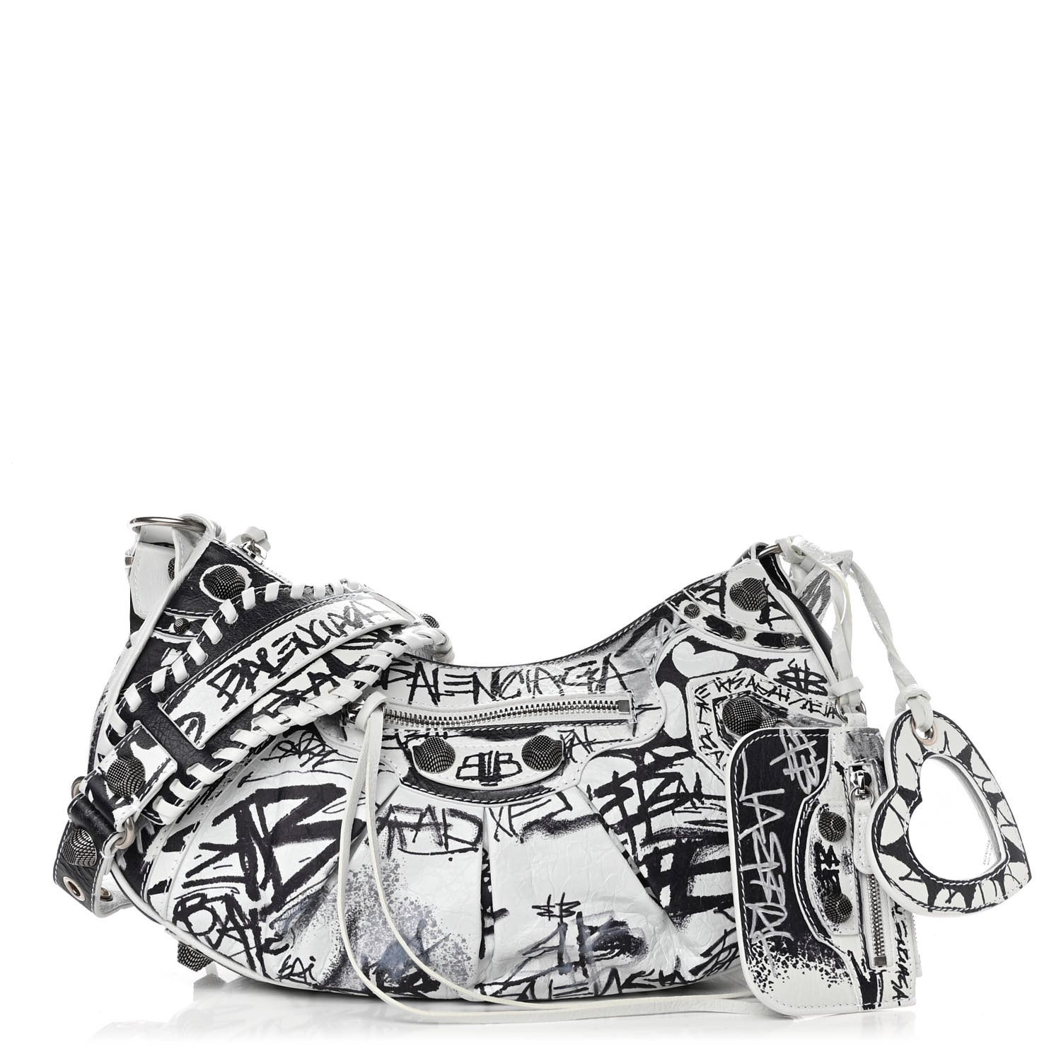 【バレンシアガ】セール!LE CAGOLE グラフィティ ARENA BALENCIAGA Agneau Arena Graffiti Small Le Cagole Shoulder