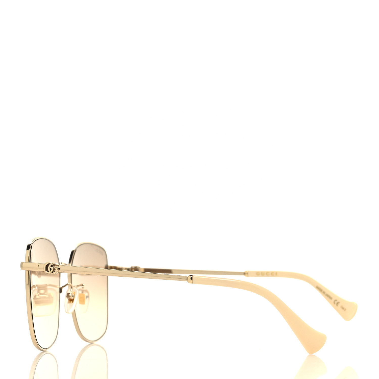 サングラス Gucci Sunglasses GG1146SK l Oversized Luxury GUCCI Square Frame GG1146SK Sunglasses Gold 1465845