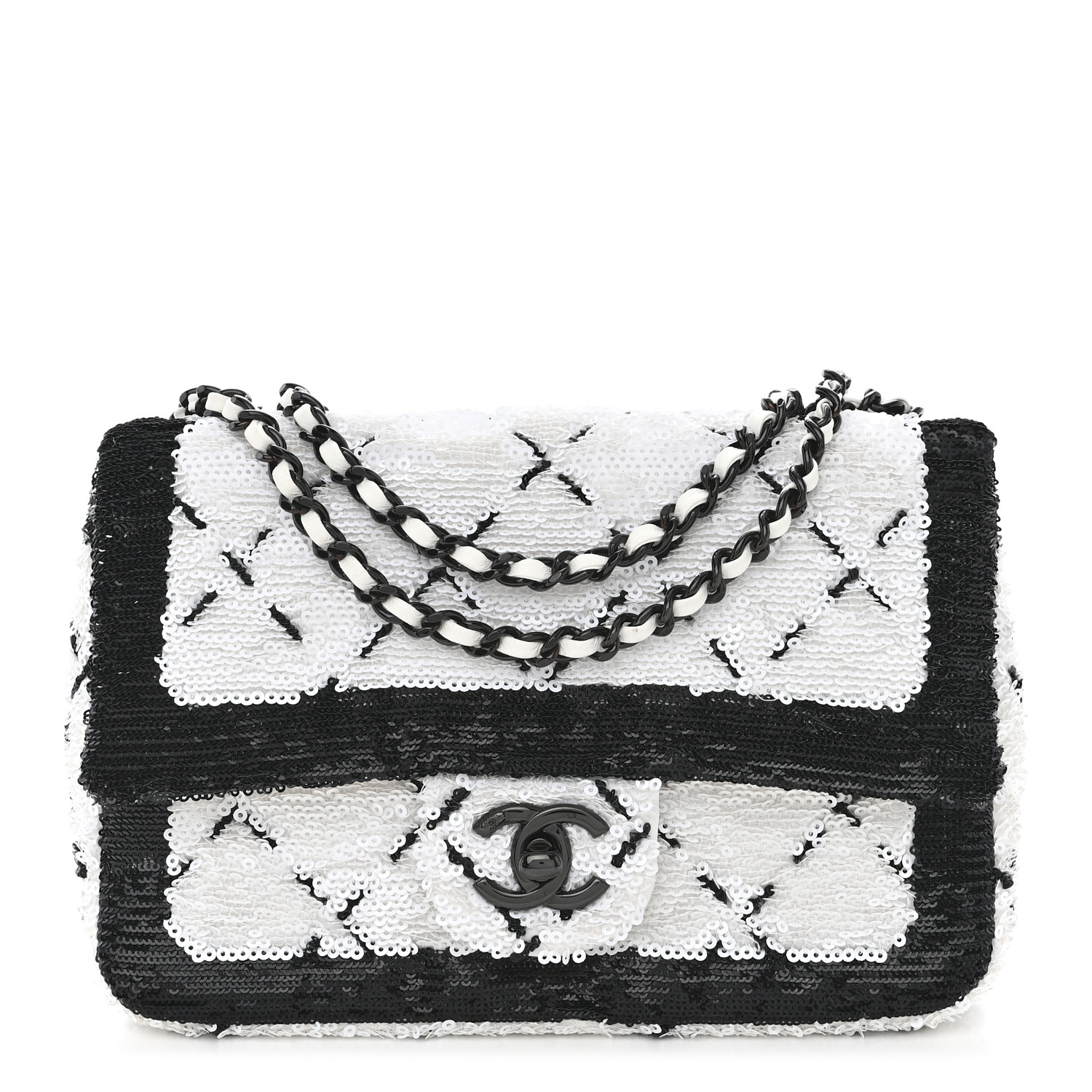 Kitti CHANEL キルティングブーティ ホワイト/ブラック CHANEL (シャネル) ココマーク ハイカットスニーカー 靴 G45080