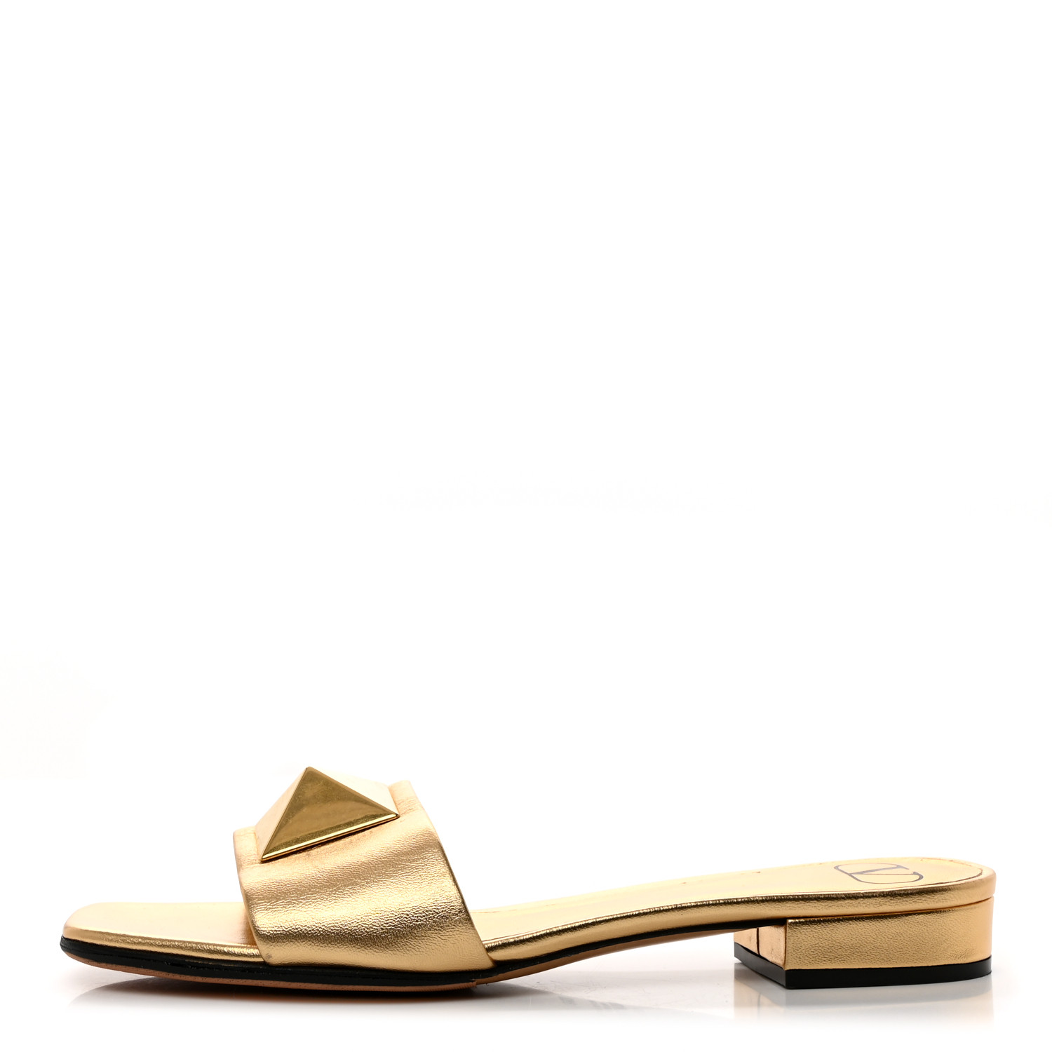 【送料無料/新品】 GARAVANI VALENTINO Metallic Slide 20mm Stud One Nappa トップス