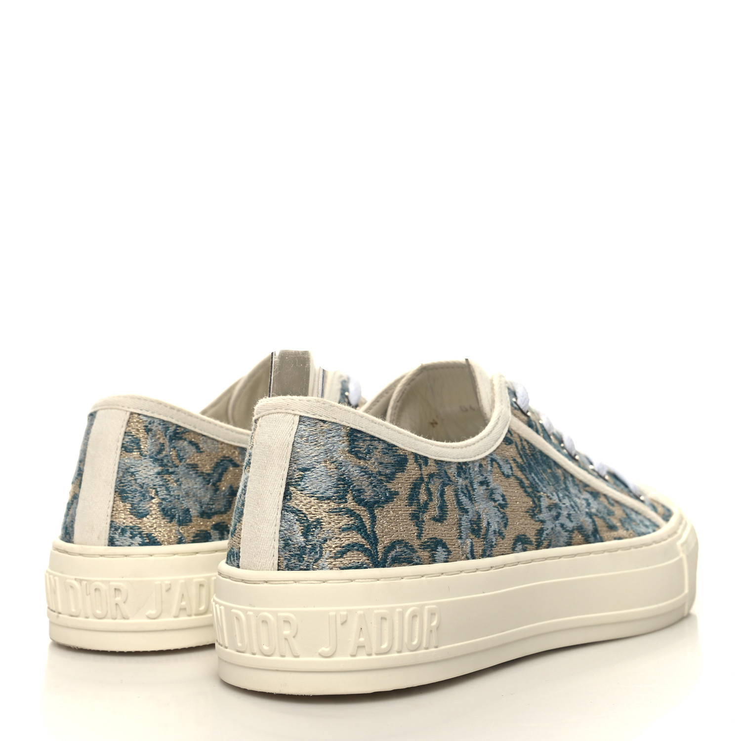 CHRISTIAN DIOR Canvas Floral Embroidered Womens Walk'N'Dior