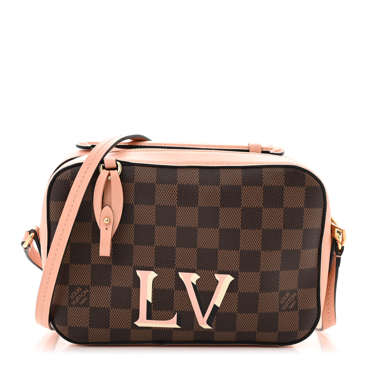 バッグ LOUIS VUITTON SANTA MONICA N40178 Louis Vuitton N40178 Santa Monica Saffron Damier Ebene