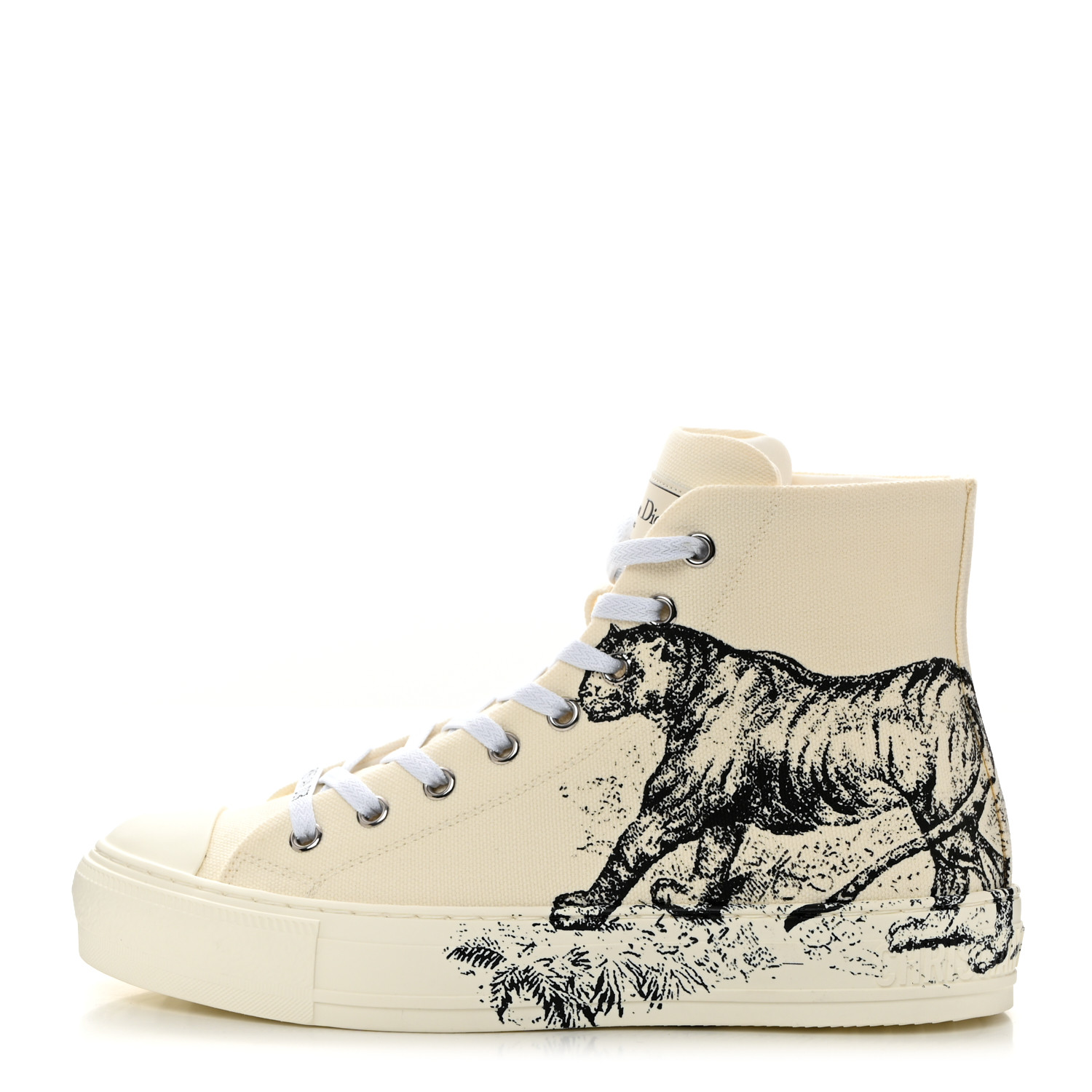 クリスチャンディオール CHRISTIAN DIOR Canvas Embroidered Walk'In Dior Tiger Print