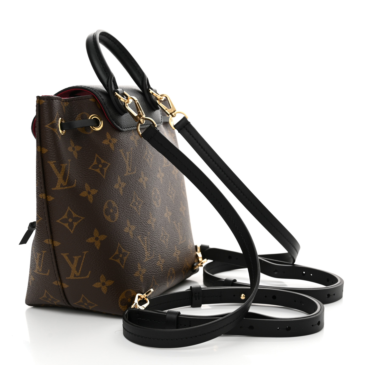 LOUIS VUITTON Monogram BB Montsouris NM Backpack Black 3