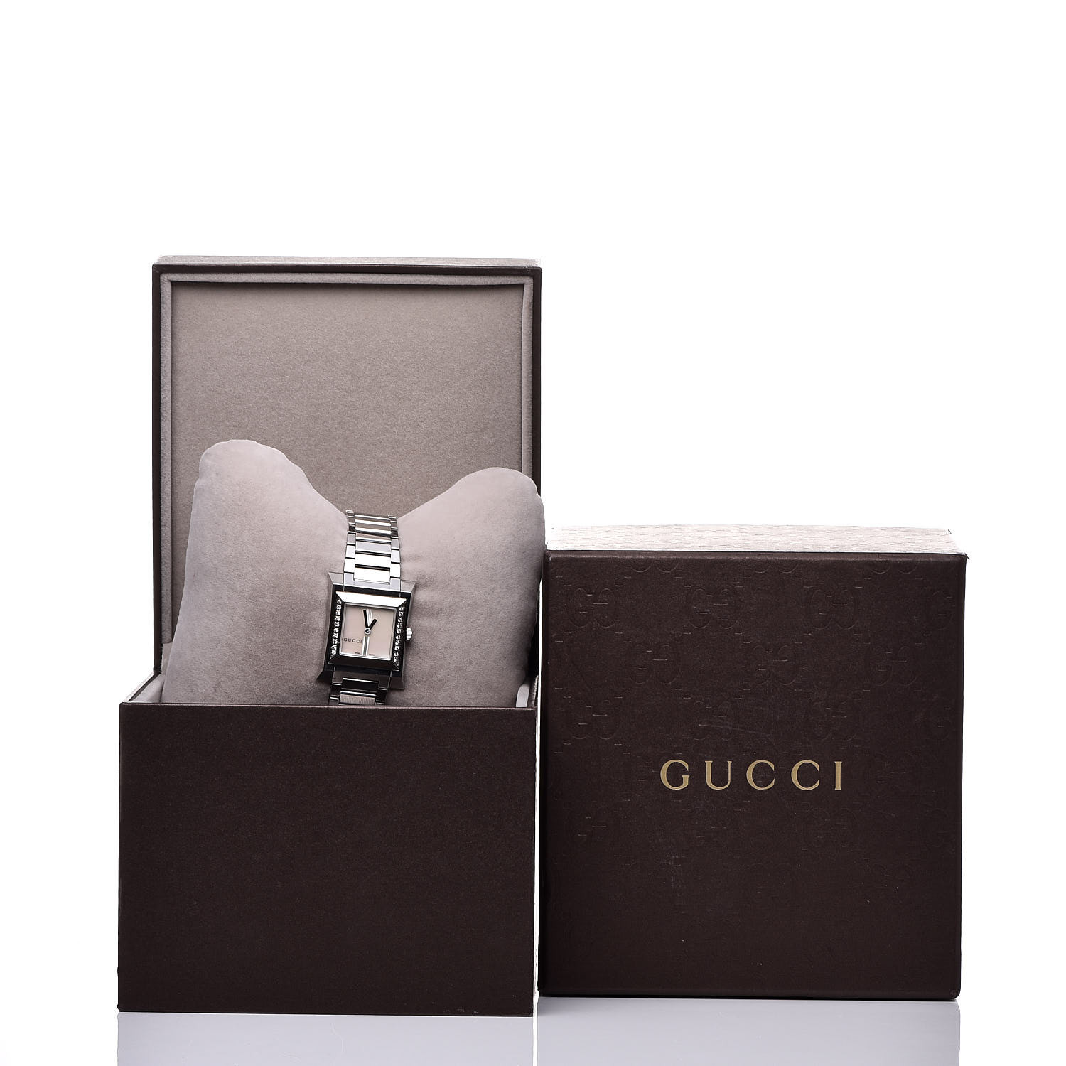 時計 GUCCI 111L YA111506 Diamond bezel quartz Gucci 111L Diamond Bezel Quartz Shell Character Watch Used
