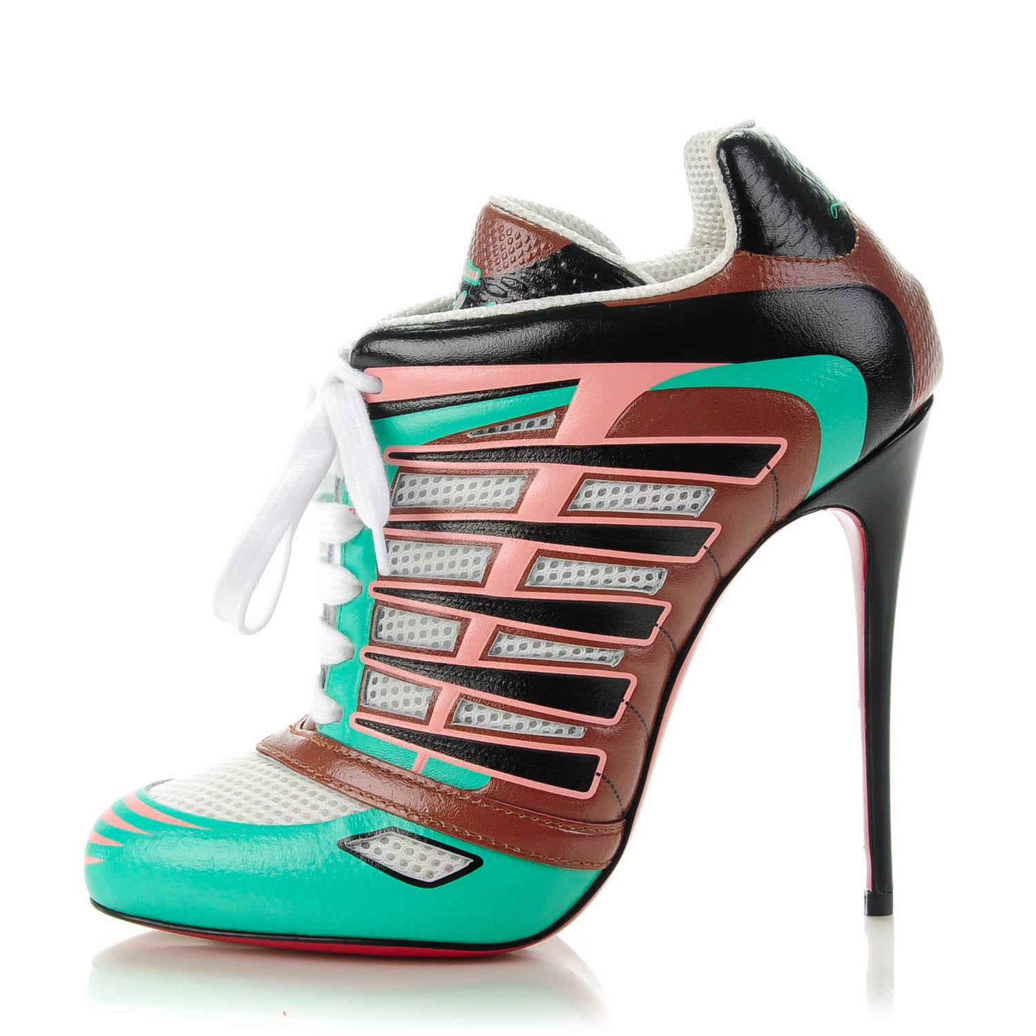 Christian Louboutin Nappa Holly Alta 120 Size 39 1/2 Pumps
