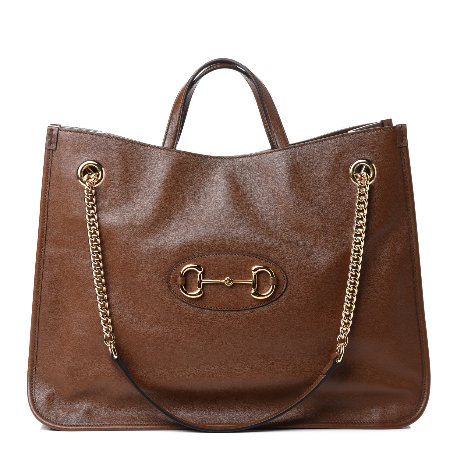 ⭐︎1955⭐︎ GUCCI New Sakai Calfskin Lux Large Horsebit 1955 Tote Bag