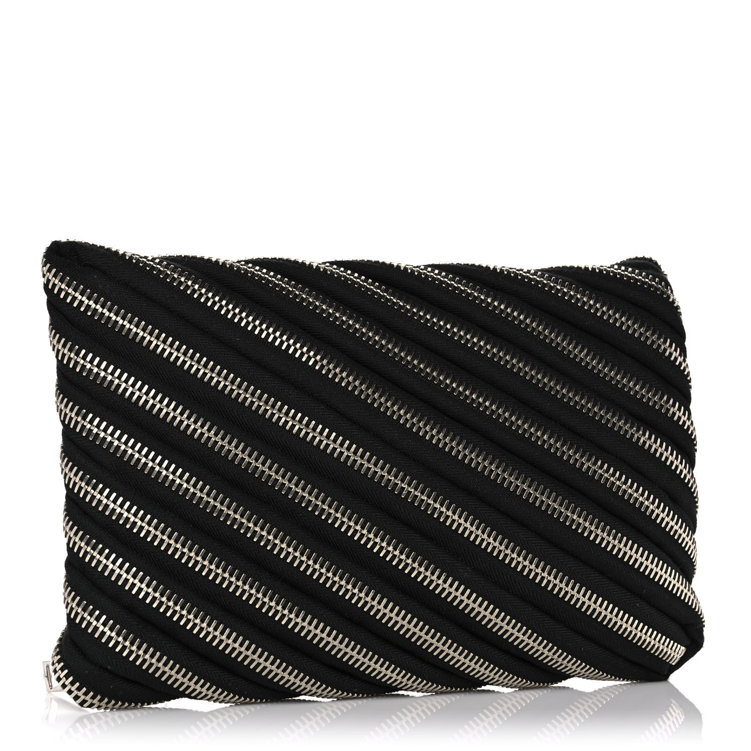 Alexander Wang クラッチ ALEXANDER WANG Metal Nylon Zipper Clutch Black 1041129