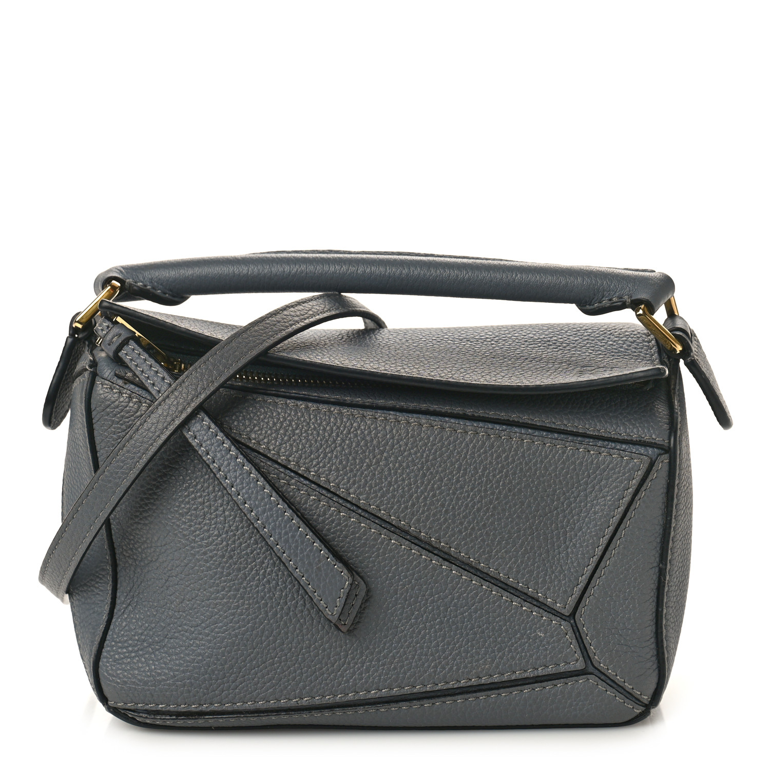 Puzzle leather crossbody bag Loewe Grey in Leather - 56455762
