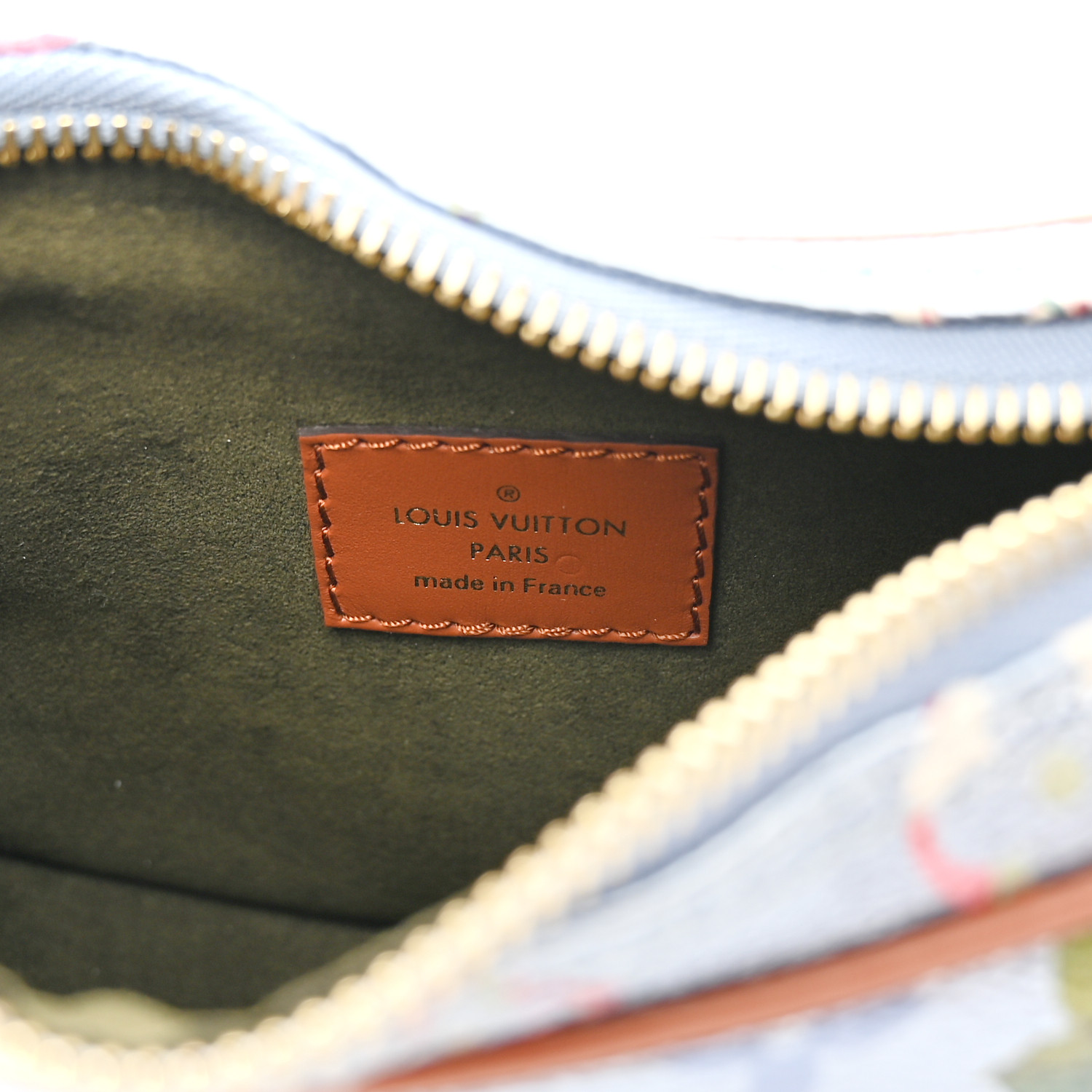 yagi.s garden 　LOUIS VUITTON LOUIS VUITTON Metallic Monogram LV Garden Loop PM Blue