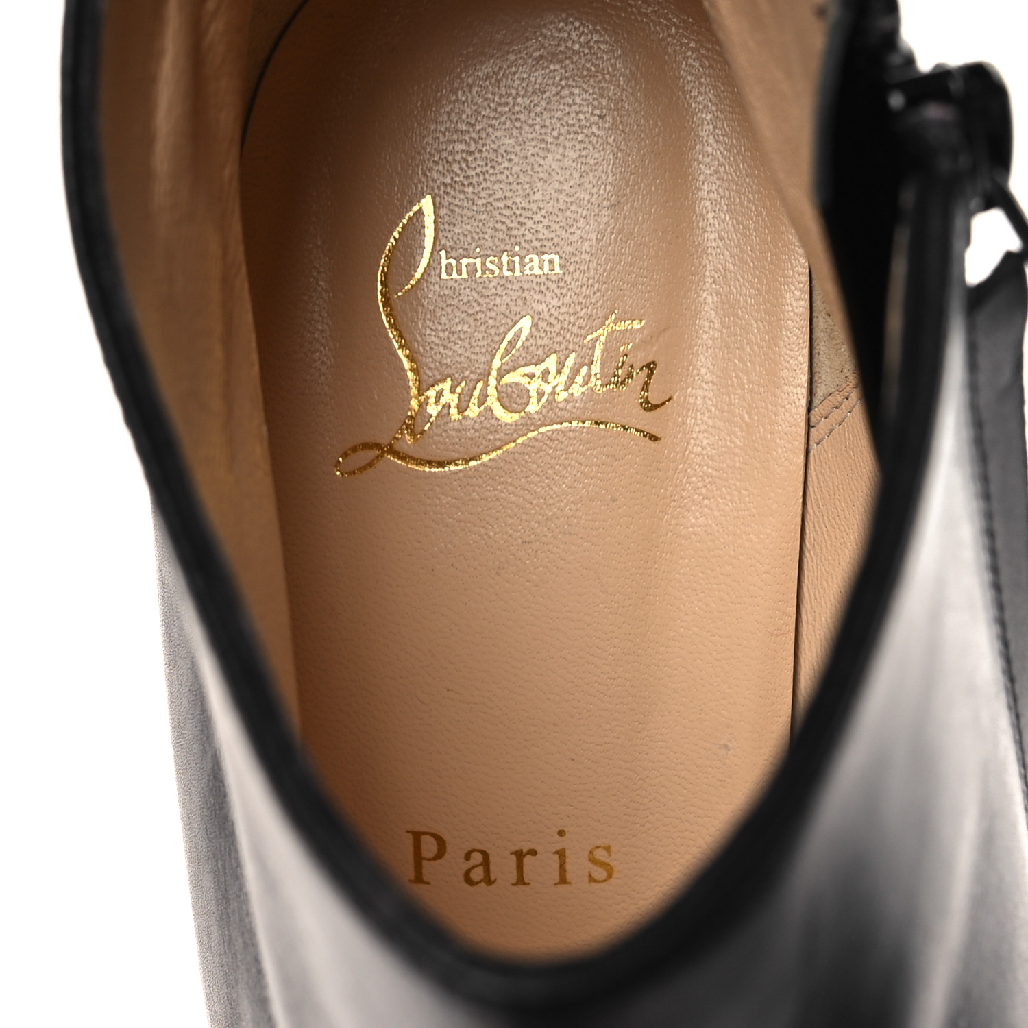 クリスチャンルブタン Dirdibootie 130mm CHRISTIAN LOUBOUTIN Calfskin Dirdibootie 130 Ankle Booties