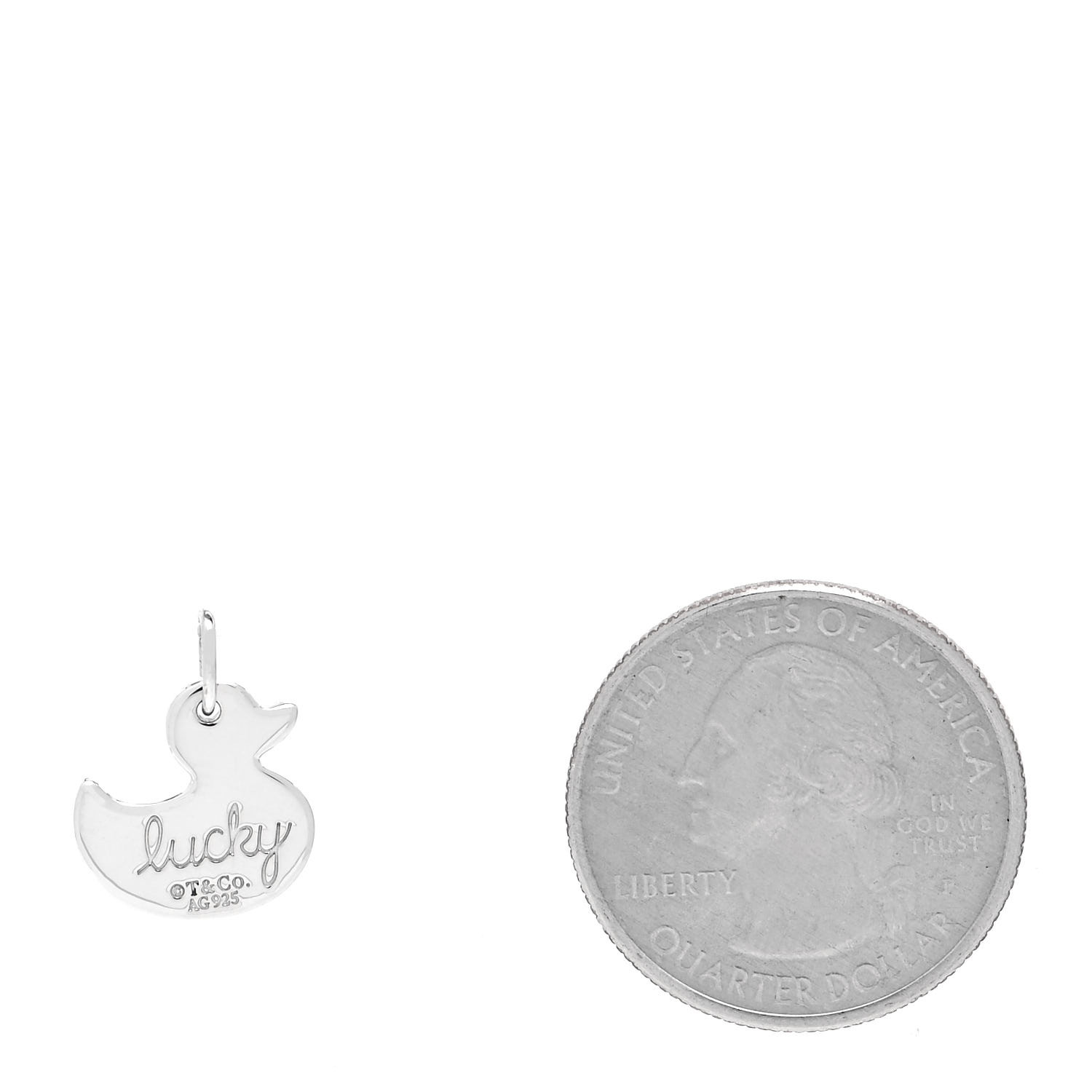 【2025正規激安】 TIFFANY Sterling Silver Lucky Duck Charm 961273 | FASHIONPHILE アクセサリー