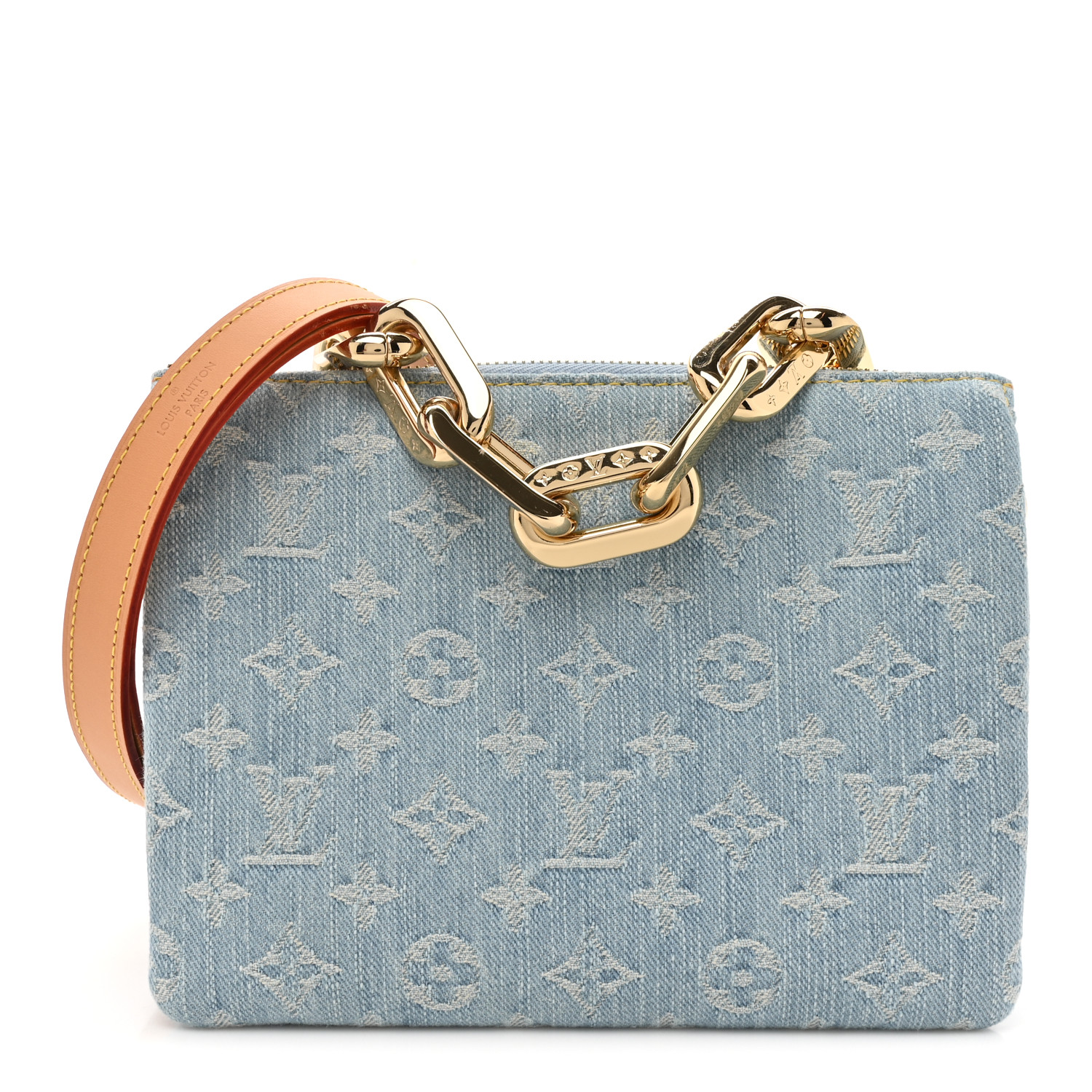 LOUIS VUITTON Monogram Denim Coussin BB Sky Blue 1591869