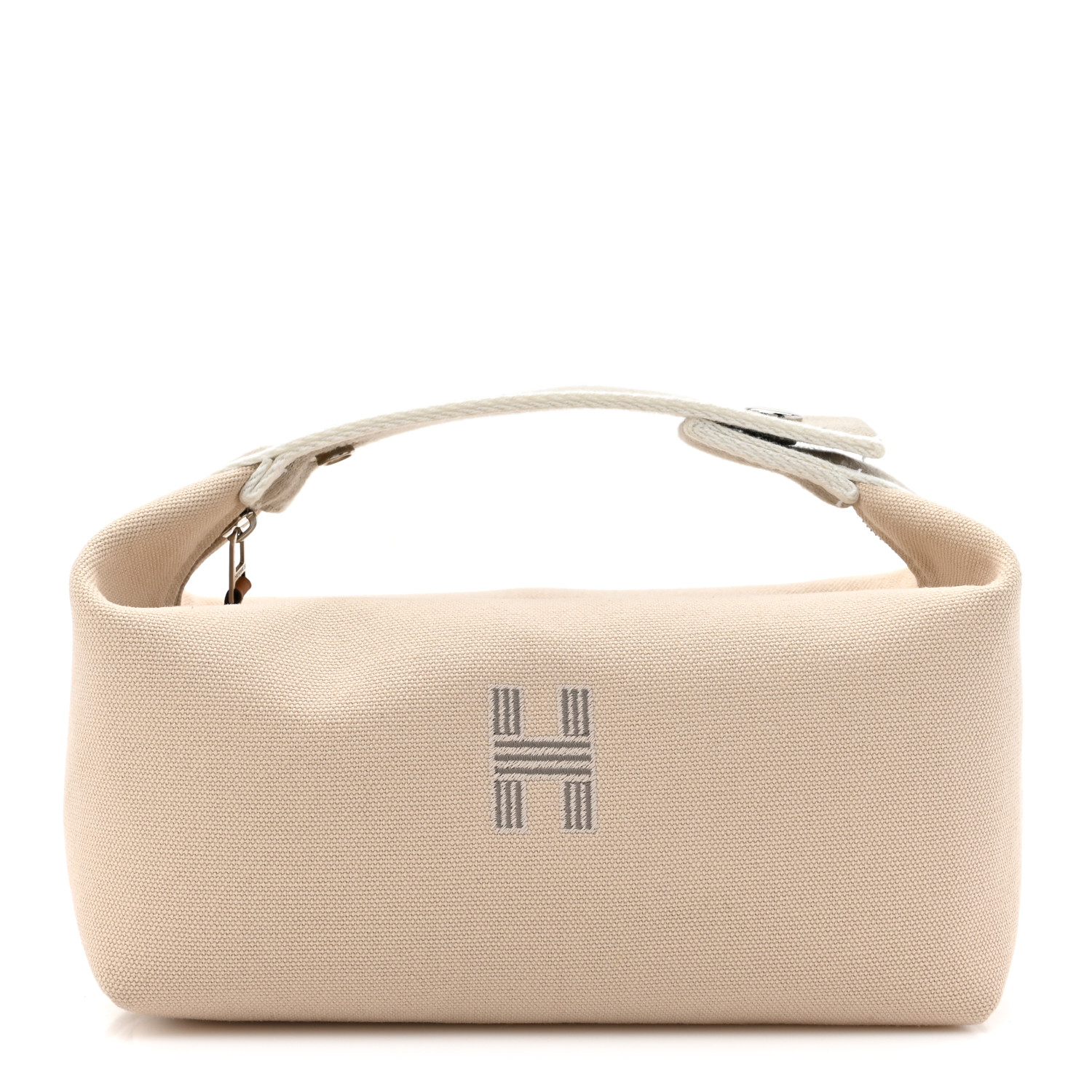 エルメス　アダダポーチ HERMES Canvas Small Bride-A-Brac Pouch Natural 1675611