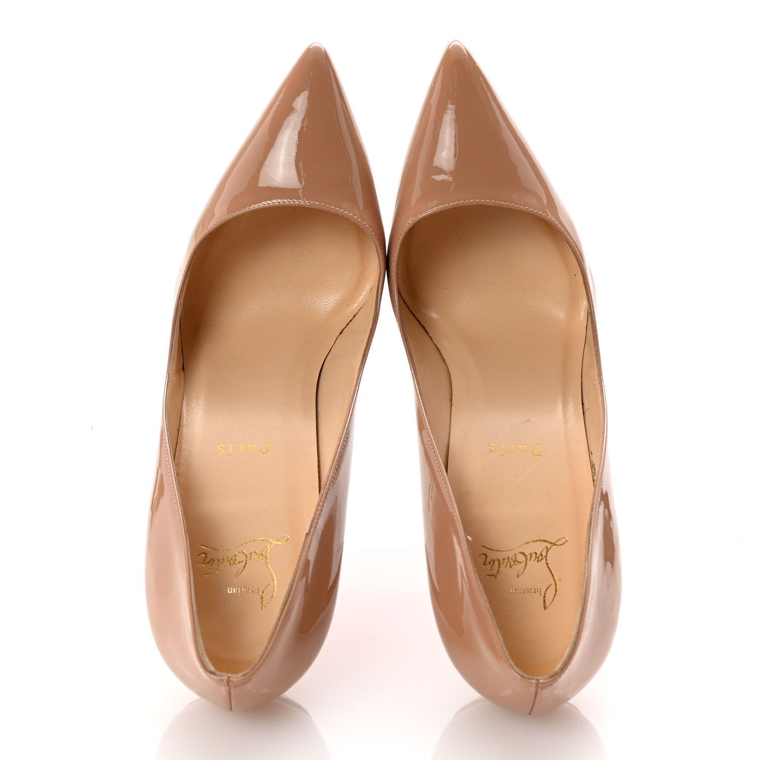 ルブタン美品♪PIGALLE PLATO 120 PATENT CALF Christian Louboutin # Pigalle Plato 120 Patent Calf Black