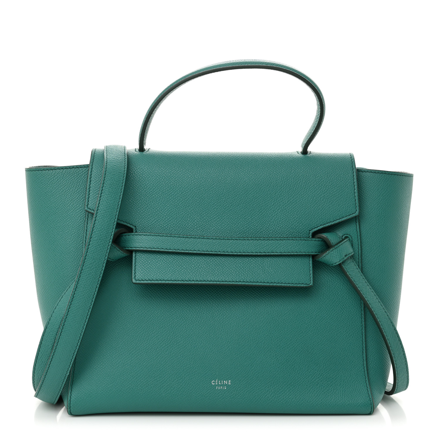 【関税込】MICRO BELT BAG IN GRAINED CALFSKIN セール CELINE Grained Calfskin Micro Belt Bag Washed Blue 1419286