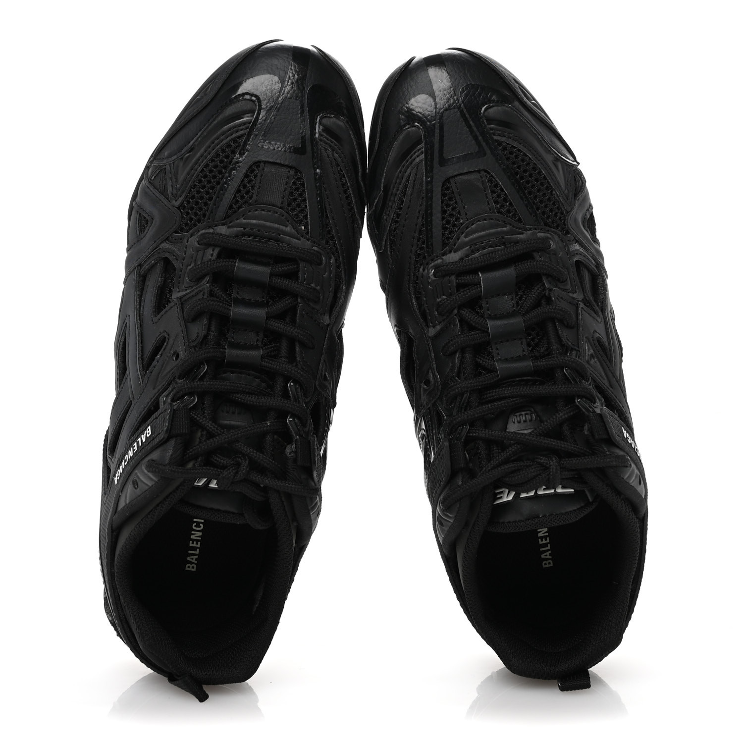 モカページ BALENCIAGA Mesh Rubber Monocolor Womens Drive Sneakers 37