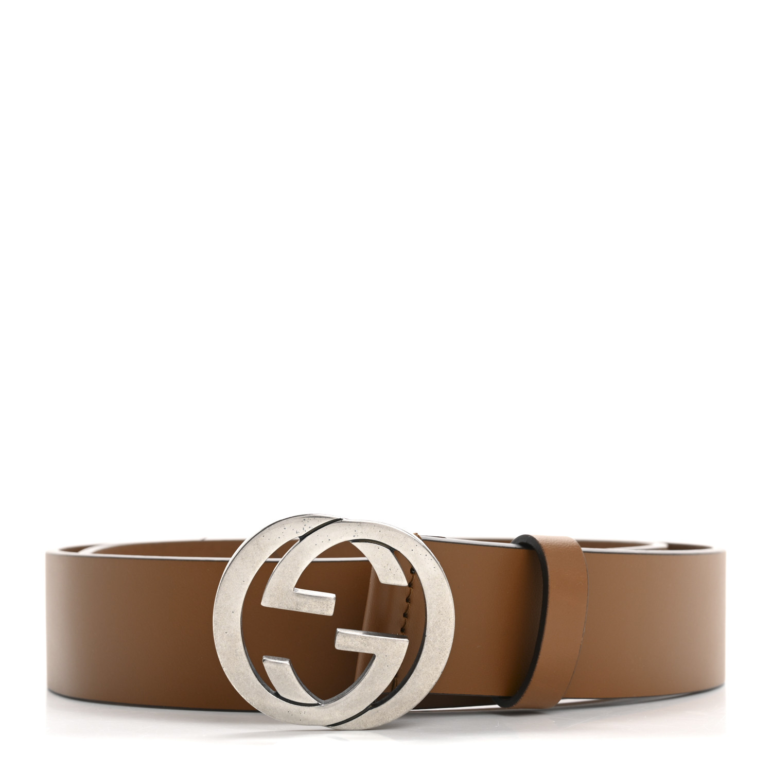 GUCCI ベルト 85-34 イタリア製 GUCCI Selleria Calfskin Mens Interlocking G 37mm Belt 85 34