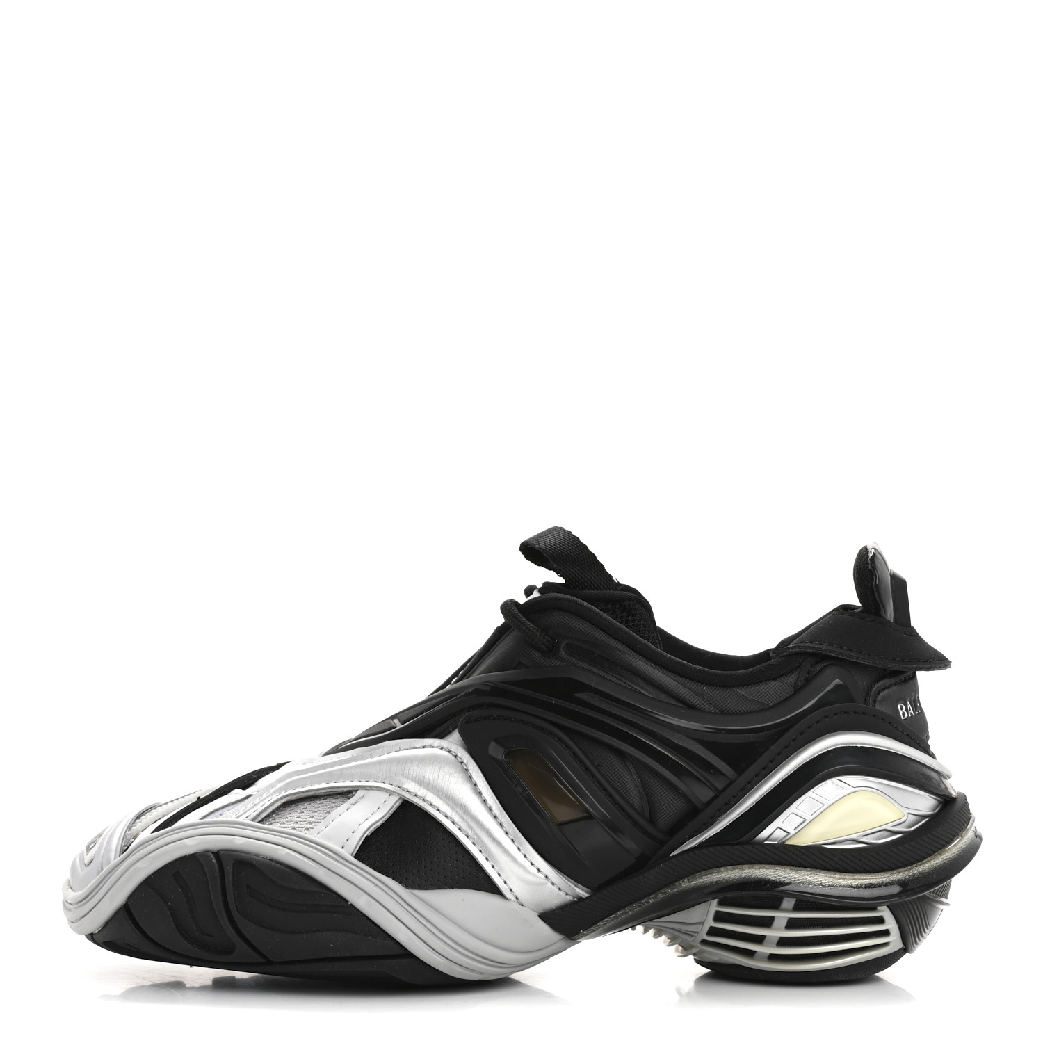 BALENCIAGA Rubber Womens Mesh Tyrex Sneakers 36 Black Grey